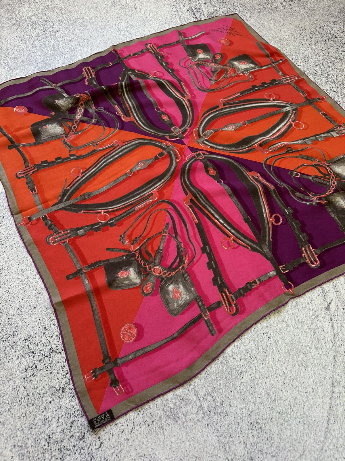 Hermes Vintage HERMES silk scarf 65cm Size ONE SIZE - 11 Thumbnail