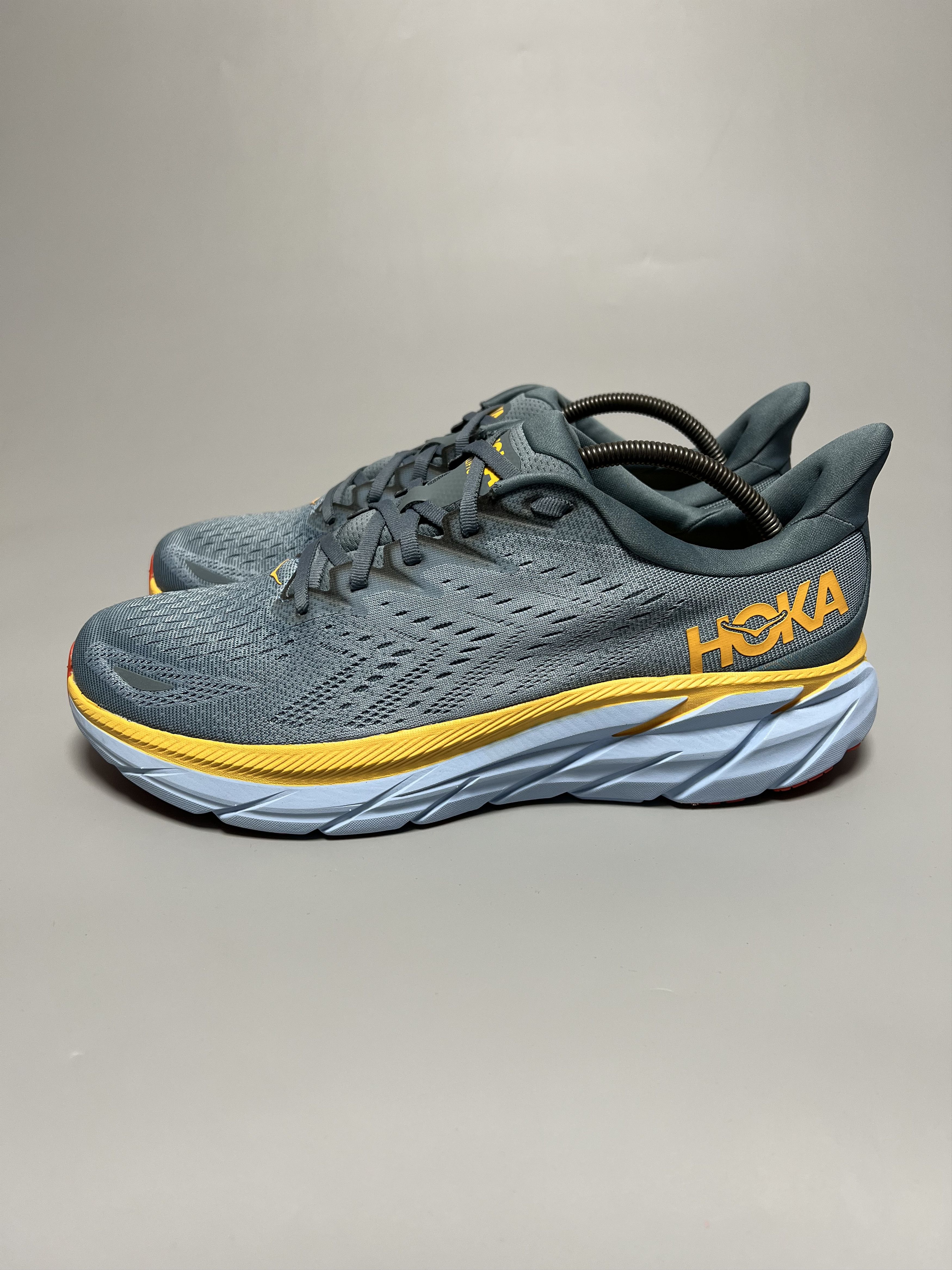 Hoka 12.5D Hoka One One Clifton 8 Men's Running Shoes Walking Gym Size US 12.5 / EU 45-46 - 2 Thumbnail