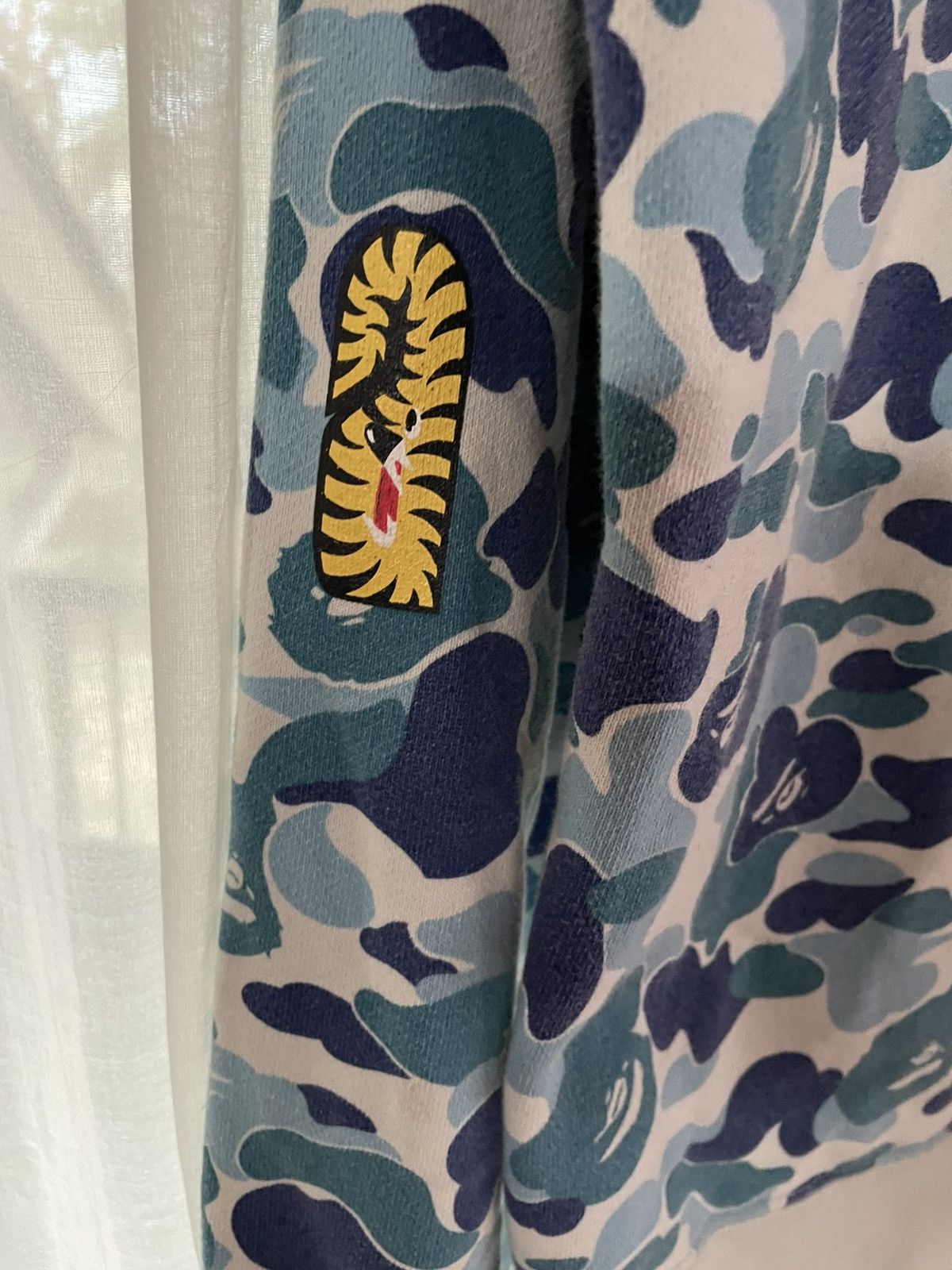 Bape Bape Shark Hoodie Blue Camo Size US XL / EU 56 / 4 - 9 Thumbnail