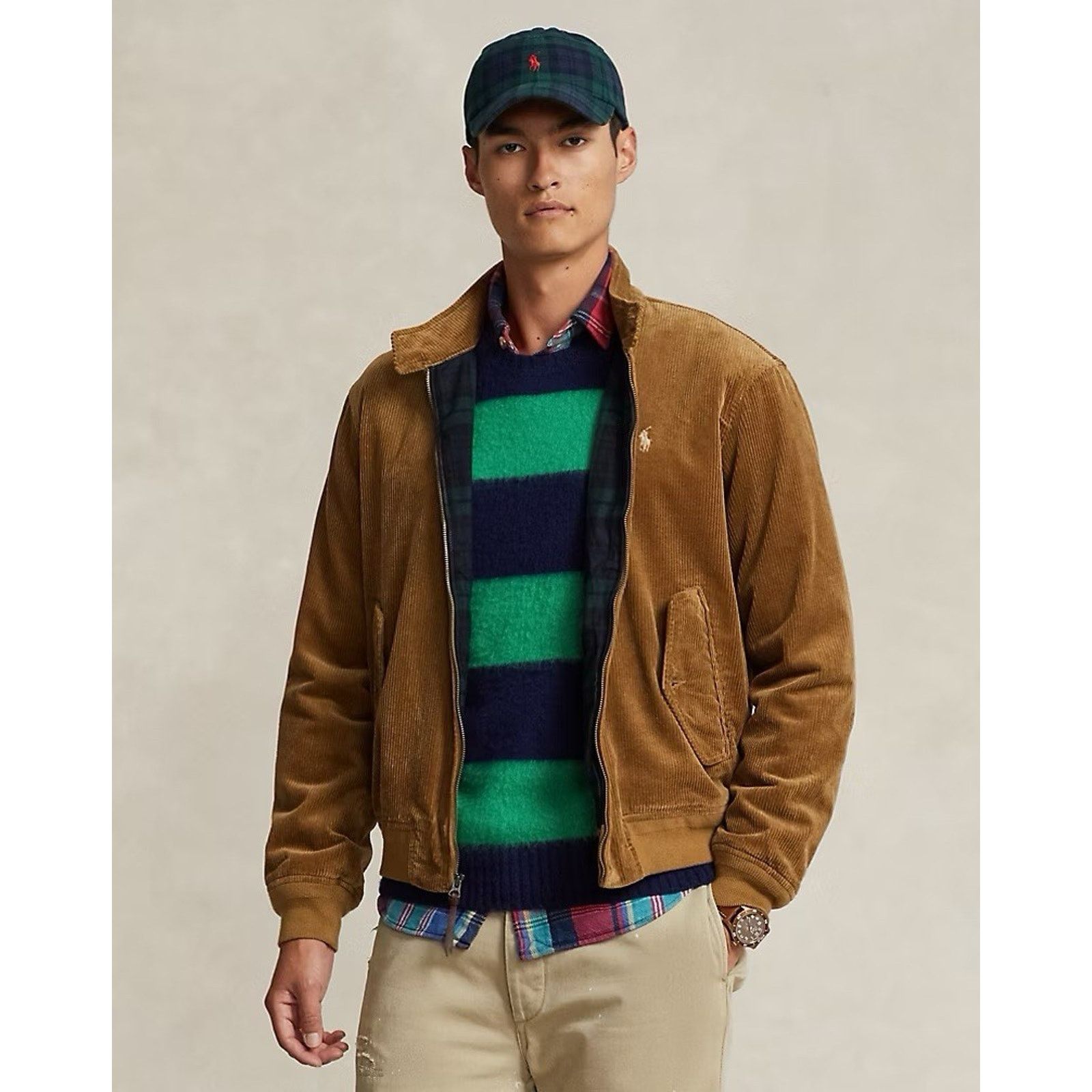 Polo Ralph Lauren NWT Polo Ralph Lauren Men Stretch Corduroy Jacket Sandsurf M Size US S / EU 44-46 / 1 - 7 Thumbnail