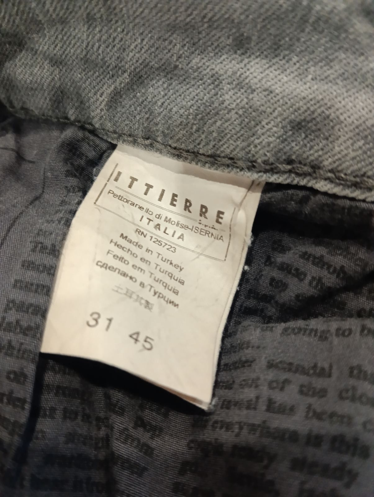 John Galliano John Galliano Women's Gray Jeans Size 31" - 7 Thumbnail