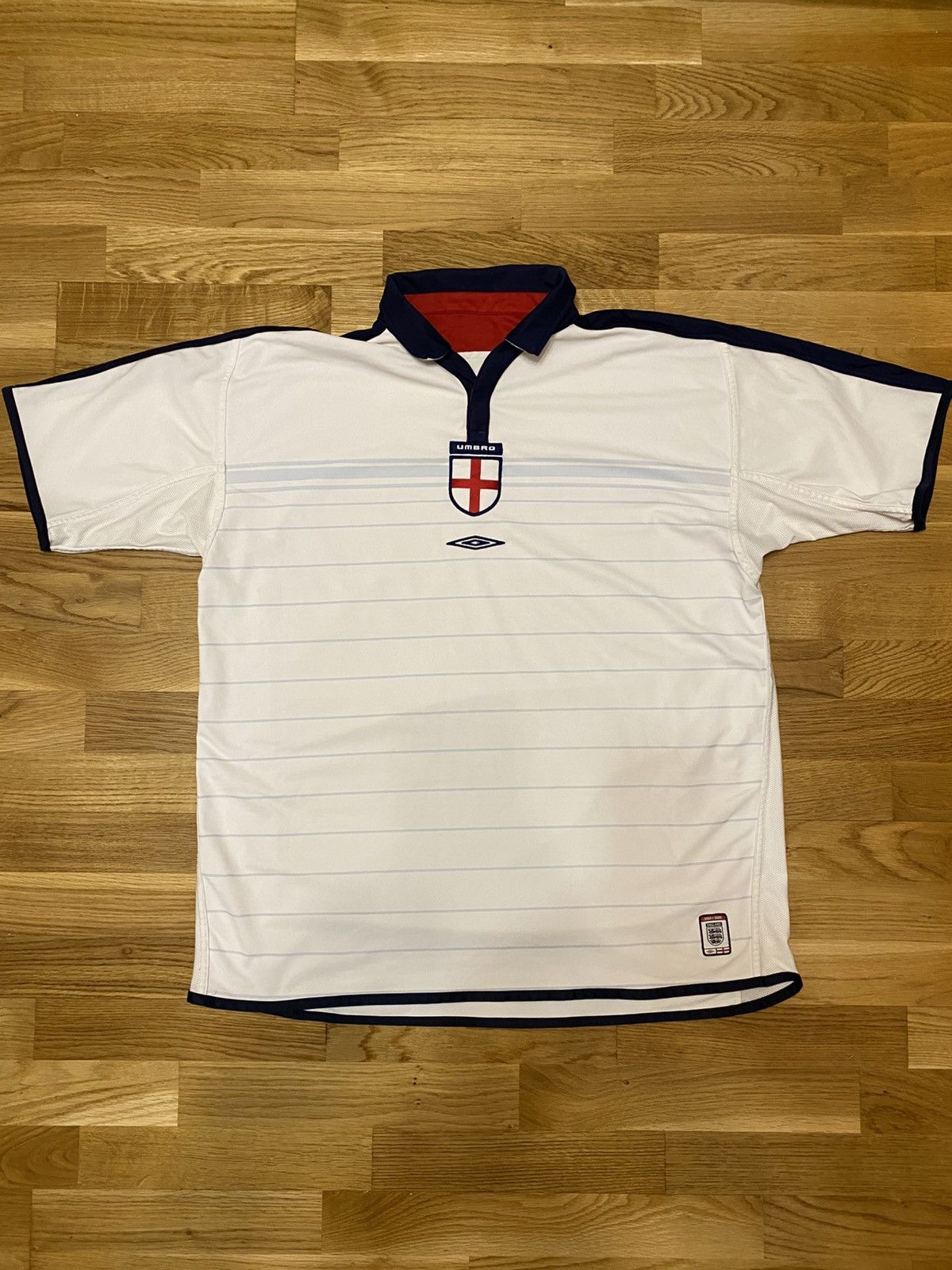 Umbro England Football Home Jersey Shirt 2003/05 Umbro Reversible Size US XXL / EU 58 / 5 - 3 Thumbnail