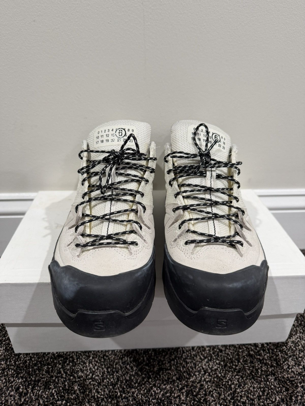 Maison Margiela × Salomon Salomon X-Alp x MM6 Maison Margiela Vanilla Ice Sneakers Size US 9.5 / EU 42-43 - 3 Thumbnail