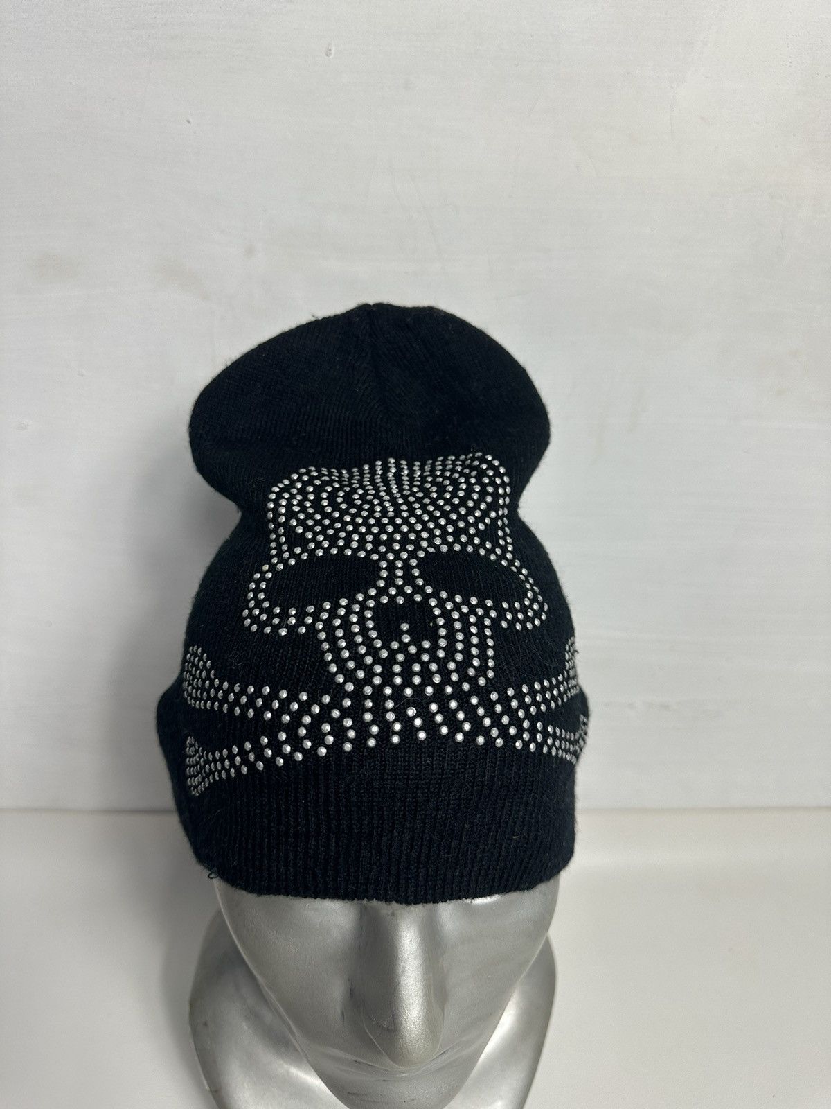 Japanese Brand Skull Skeleton Punk Bondage Design Beanie hats Size ONE SIZE - 2 Thumbnail