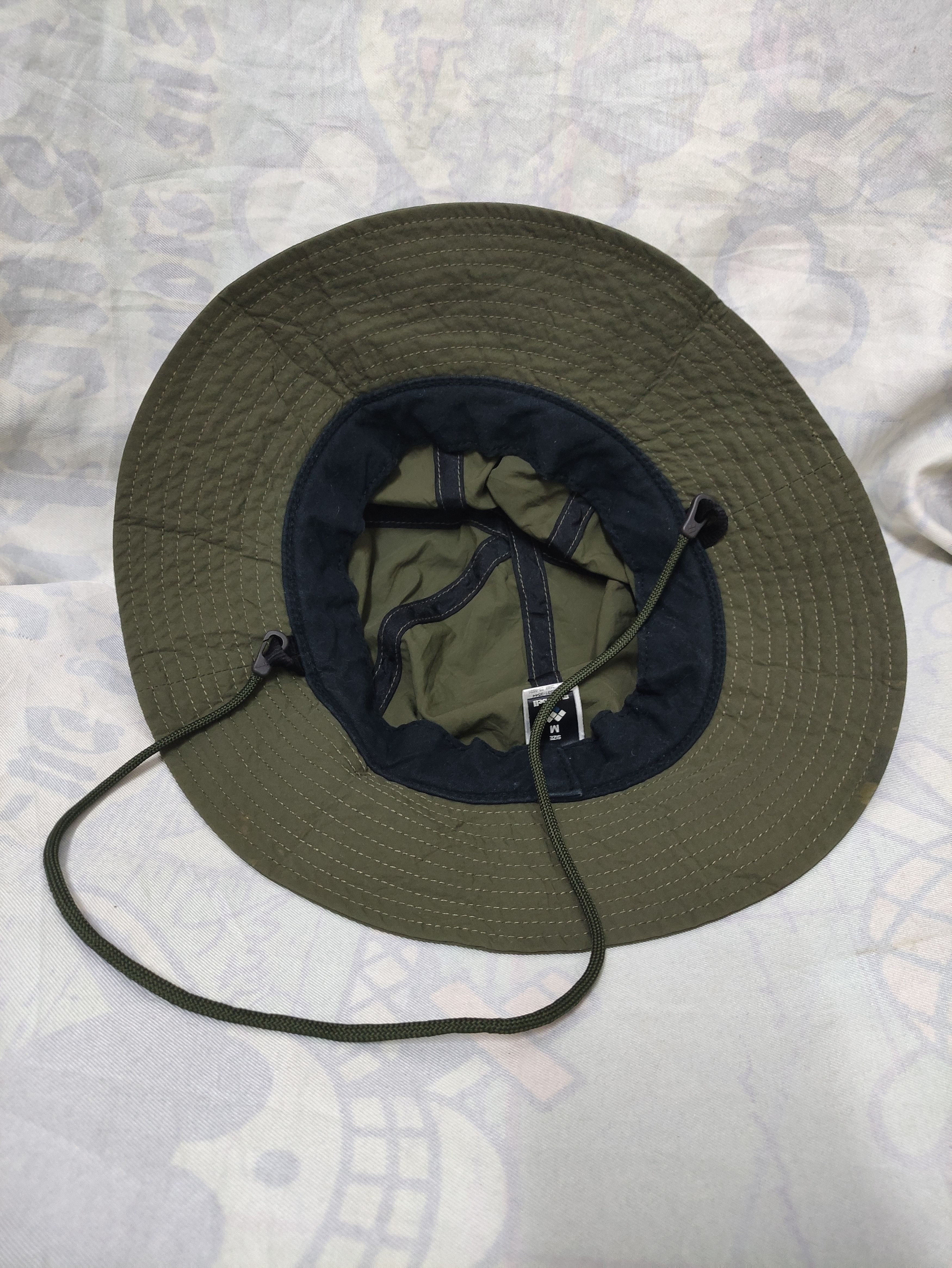 Montbell MONTBELL NYLON VINTAGE BUCKET HAT OLIVE GREEN Size ONE SIZE - 3 Thumbnail