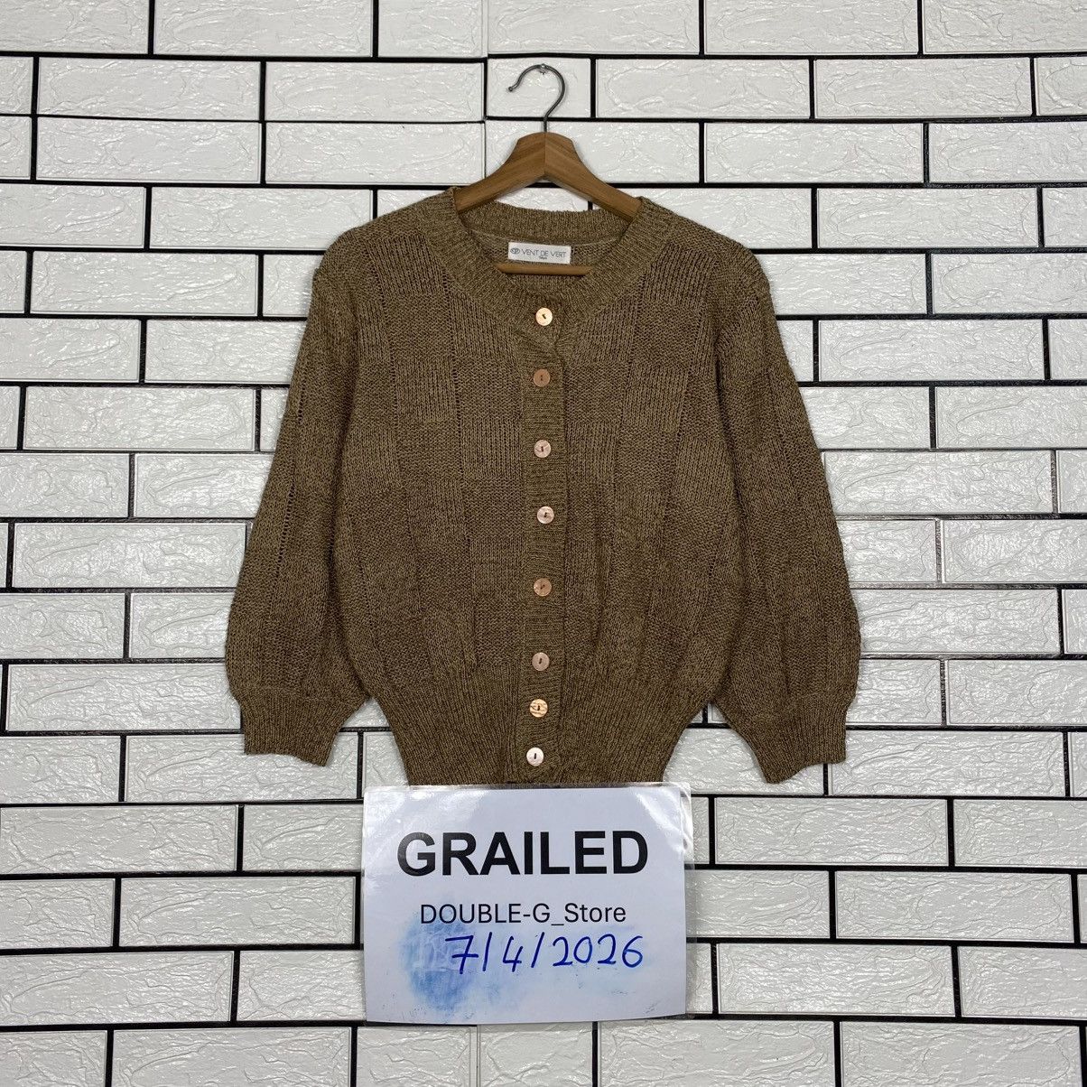 Issey Miyake 📌Vintage Knit Sweatshirt Vent De Vert Size US M / EU 48-50 / 2 - 1 Thumbnail