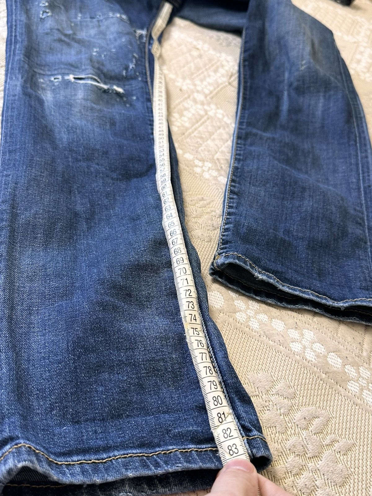 Dsquared2 🔥 Dsquared2 Skinny Distressed Denim Jeans Pants Cool Guy Y2K Size US 34 / EU 50 - 10 Thumbnail