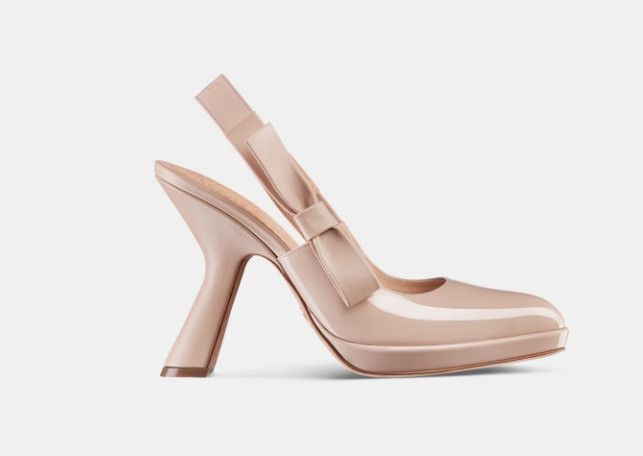 Dior o1w1db11224 Sweet-D Slingback Pumps in Nude Size US 6 / IT 36 - 1 Thumbnail