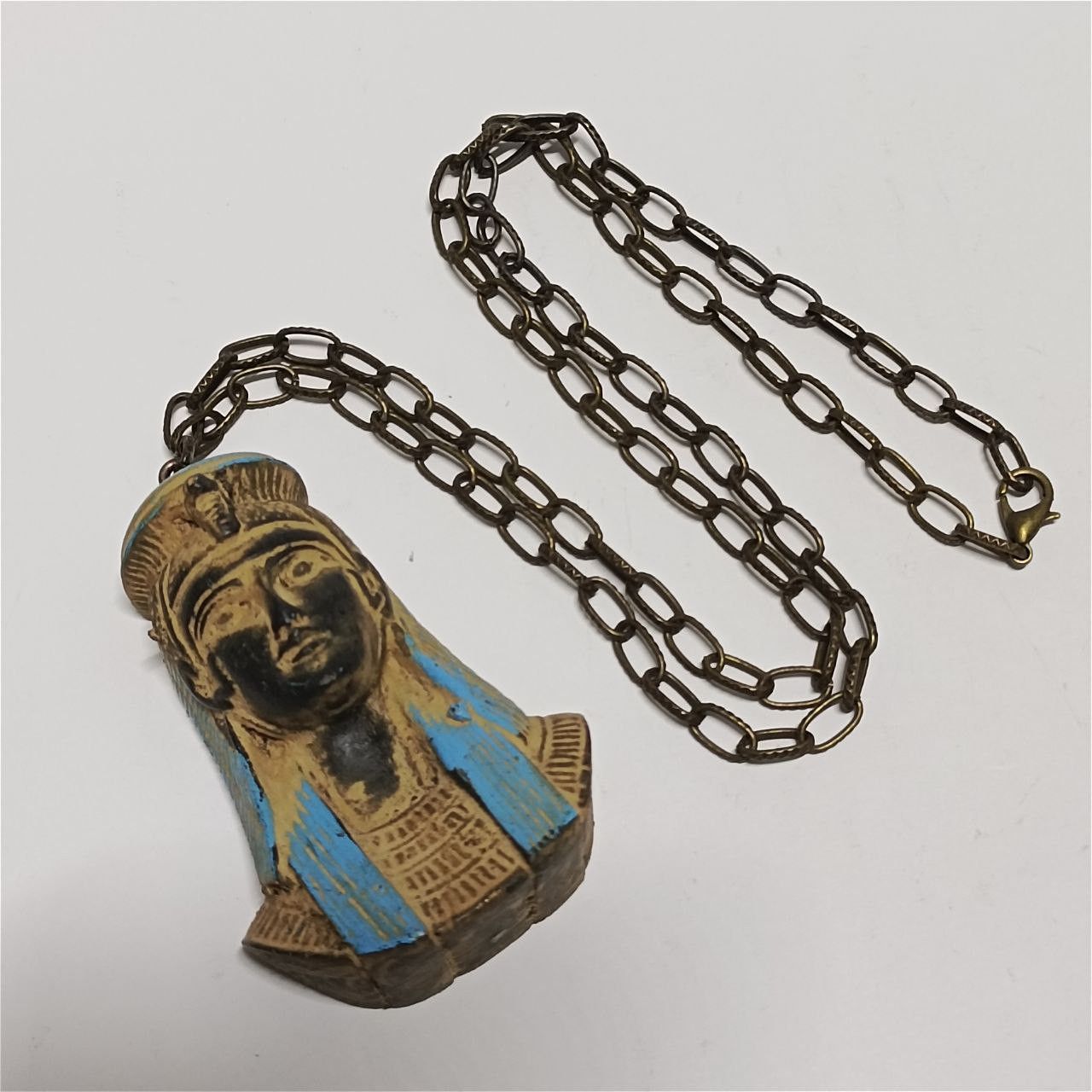 Other Vintage Handmade Pharaonic Necklace Unique Ancient Egypt Size ONE SIZE - 1 Thumbnail