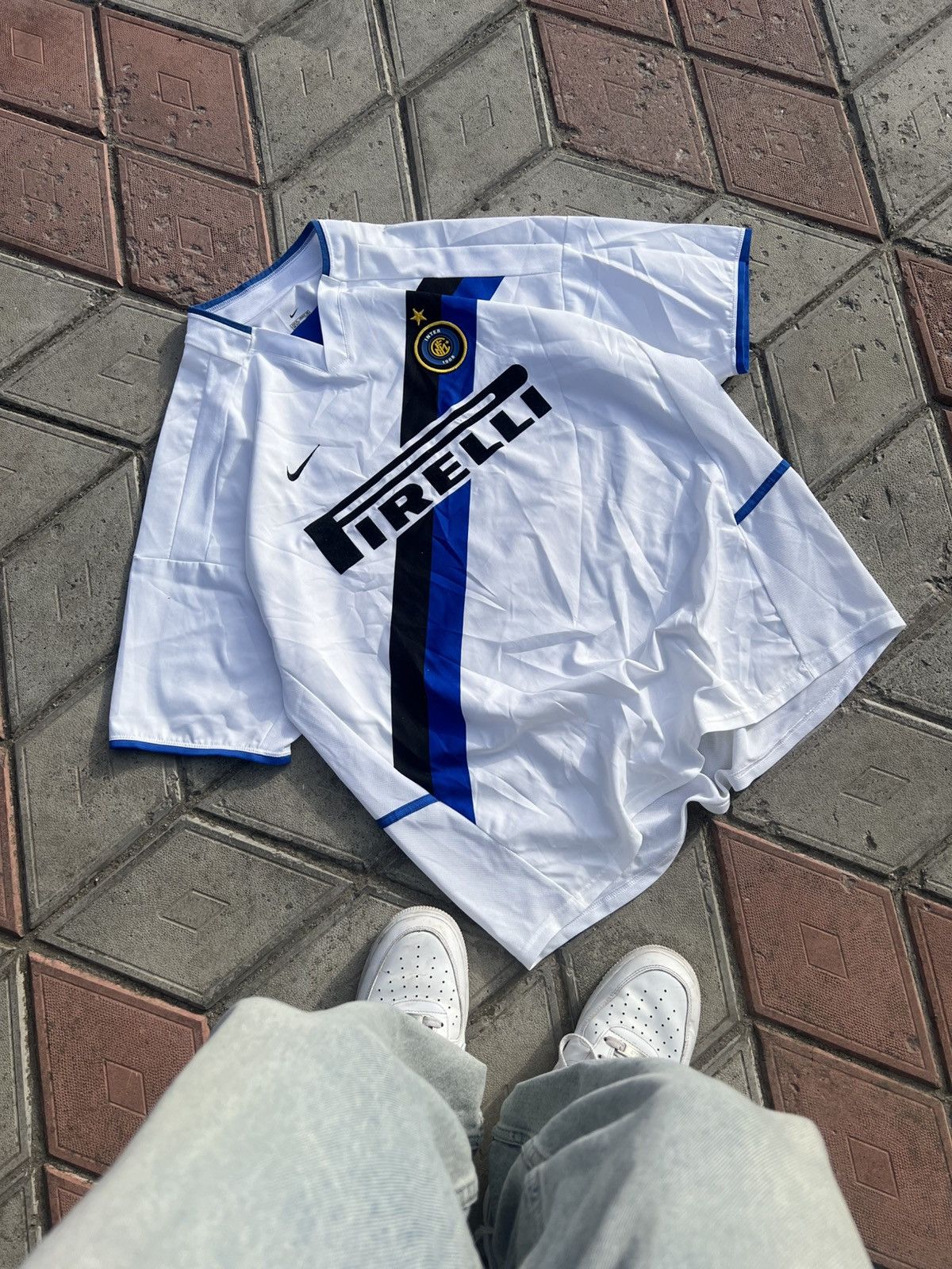 Vintage 2002/2003 NIKE INTER MILAN AWAY FOOTBALL SHIRT AOP SIZE XL Size US XL / EU 56 / 4 - 2 Thumbnail