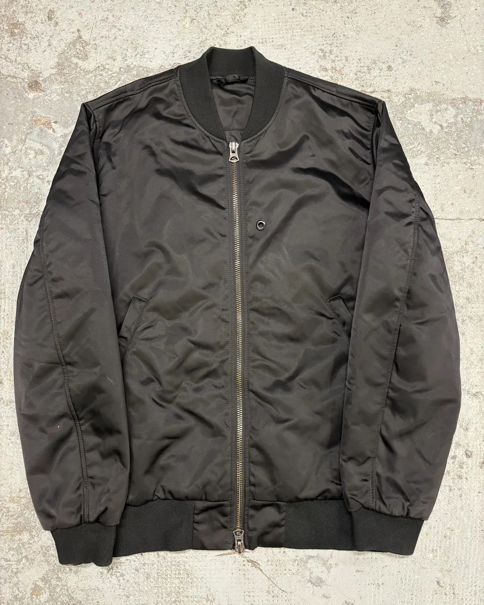 Acne Studios × Designer × Vintage AW2018 Acne Studios Selo Us Black Bomber Jacket Size US M / EU 48-50 / 2 - 1 Thumbnail