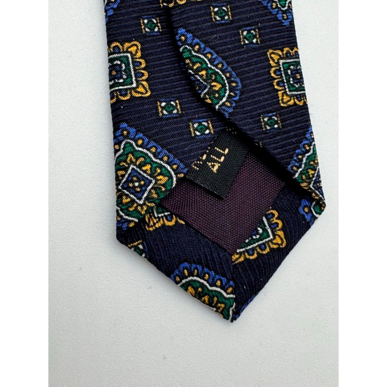 Jos. A. Bank Jos A Bank Premier Collection Mens Silk Tie Navy Size ONE SIZE - 4 Thumbnail