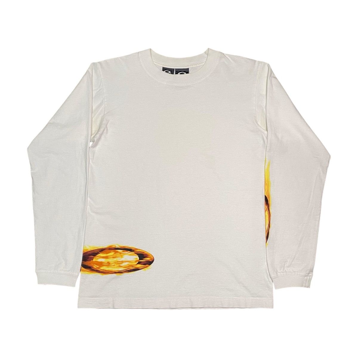 Oakley Vintage 90’s Oakley Flames Software Longsleeve Tee Size US S / EU 44-46 / 1 - 1 Thumbnail