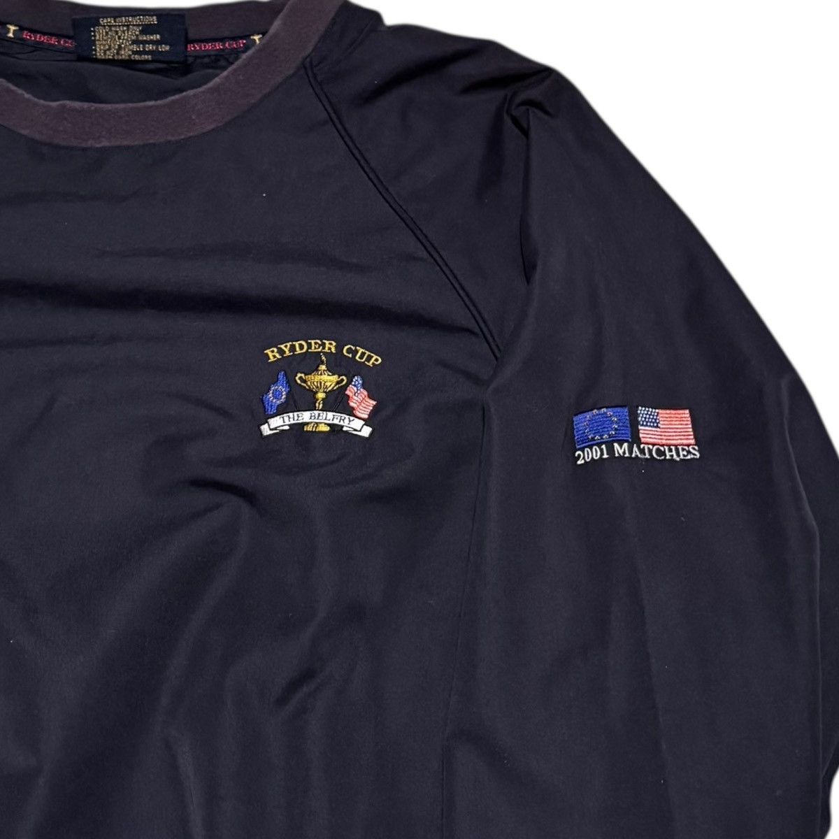 Vintage 2001 Slazenger Ryder Cup Navy Blue Windbreaker Men's XL Size US XL / EU 56 / 4 - 2 Thumbnail