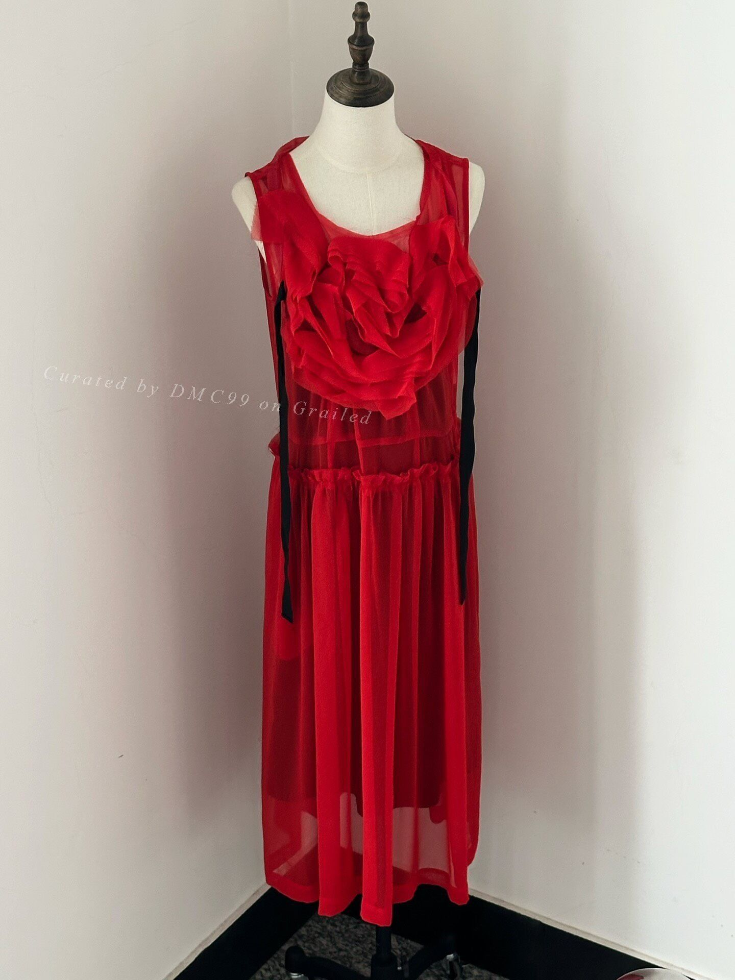 Rei Kawakubo Comme des Garçons 2001 3D Rose Dress Size M / US 6-8 / IT 42-44 - 1 Thumbnail