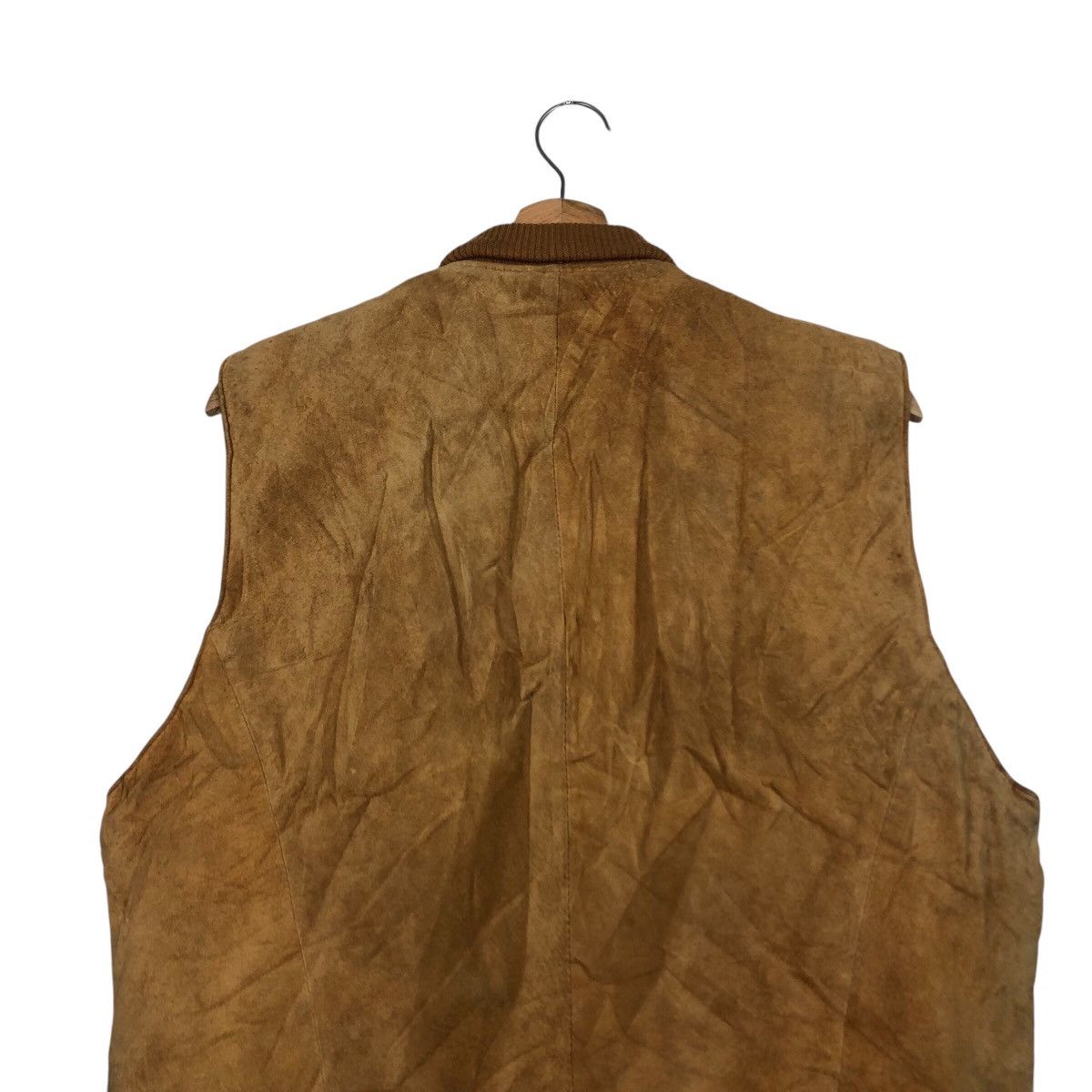 Japanese Brand 📌Vintage Utility Vest Leather Loldanthony Issey Miyake Size US M / EU 48-50 / 2 - 10 Thumbnail
