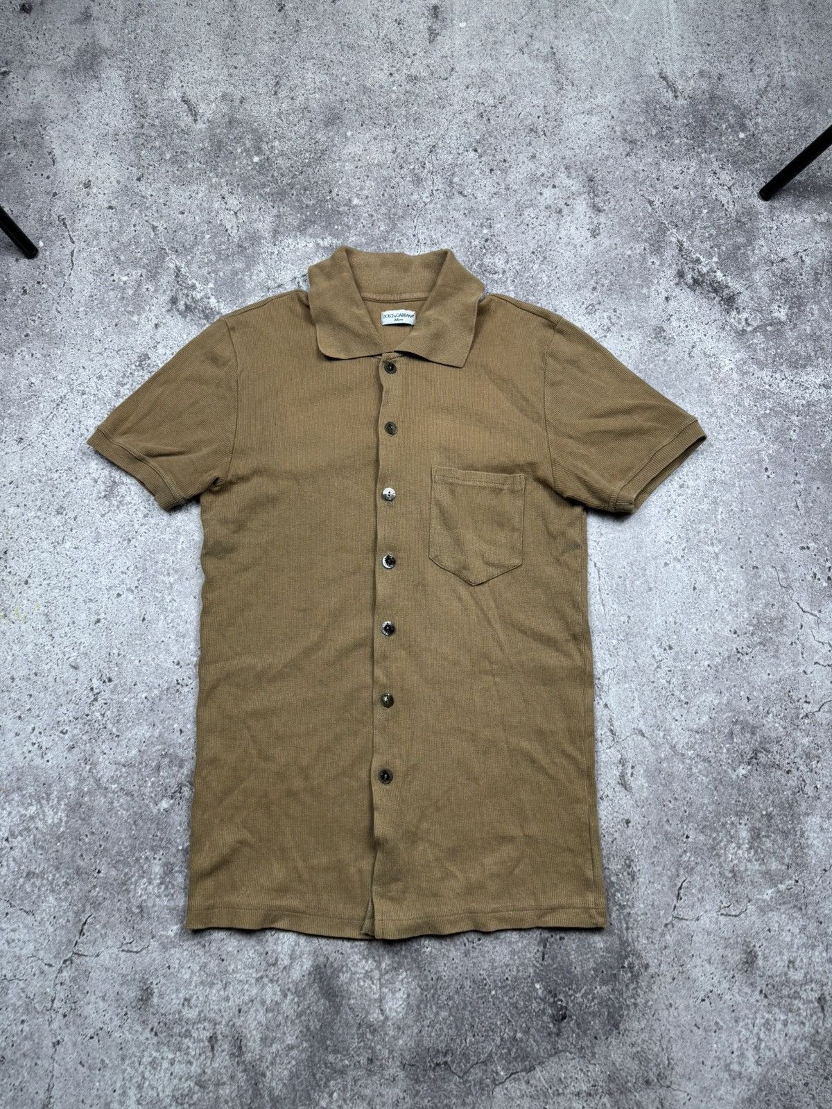 Dolce & Gabbana Vintage D&G Dolce Gabbana Mare Y2K Button Polo Shirt Size US S / EU 44-46 / 1 - 1 Thumbnail