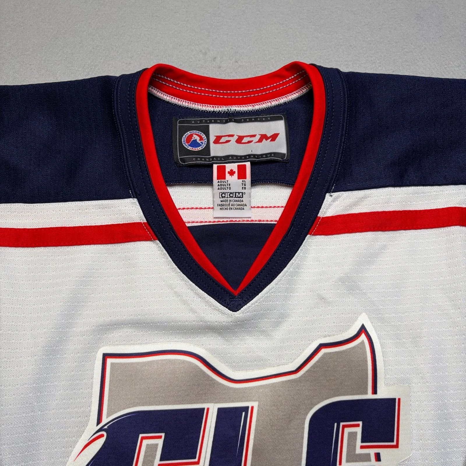Vintage Cleveland Monsters Columbus Blue Jackets XL Hockey Jersey Size US XL / EU 56 / 4 - 12 Thumbnail