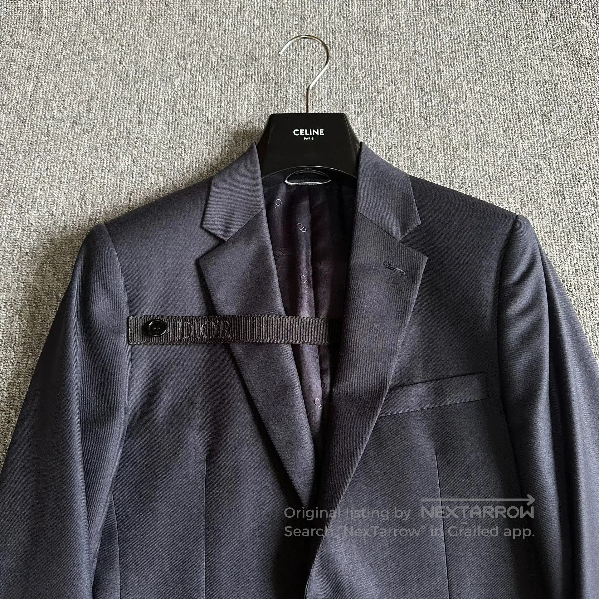 Dior dior logo blazer with tie detail. Size US L / EU 52-54 / 3 - 2 Thumbnail