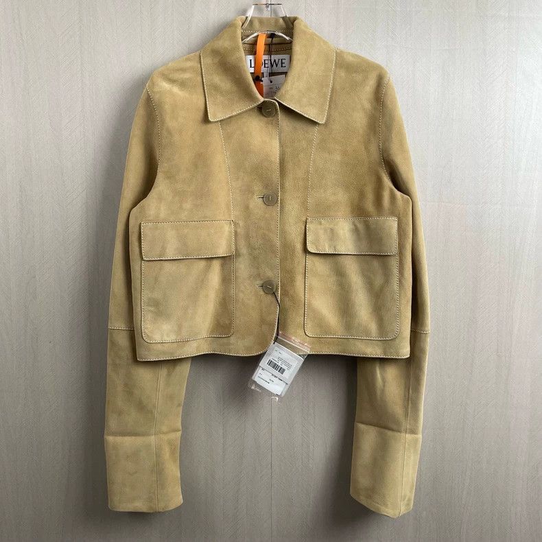 Loewe Loewe Suede short jacket Size XXS / US 00 / IT 34 - 1 Thumbnail