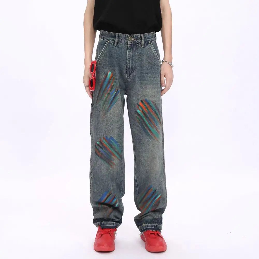 Designer × Japanese Brand Vintage Streetwear Harajuku Loose Casual Pants Size US 33 - 3 Thumbnail