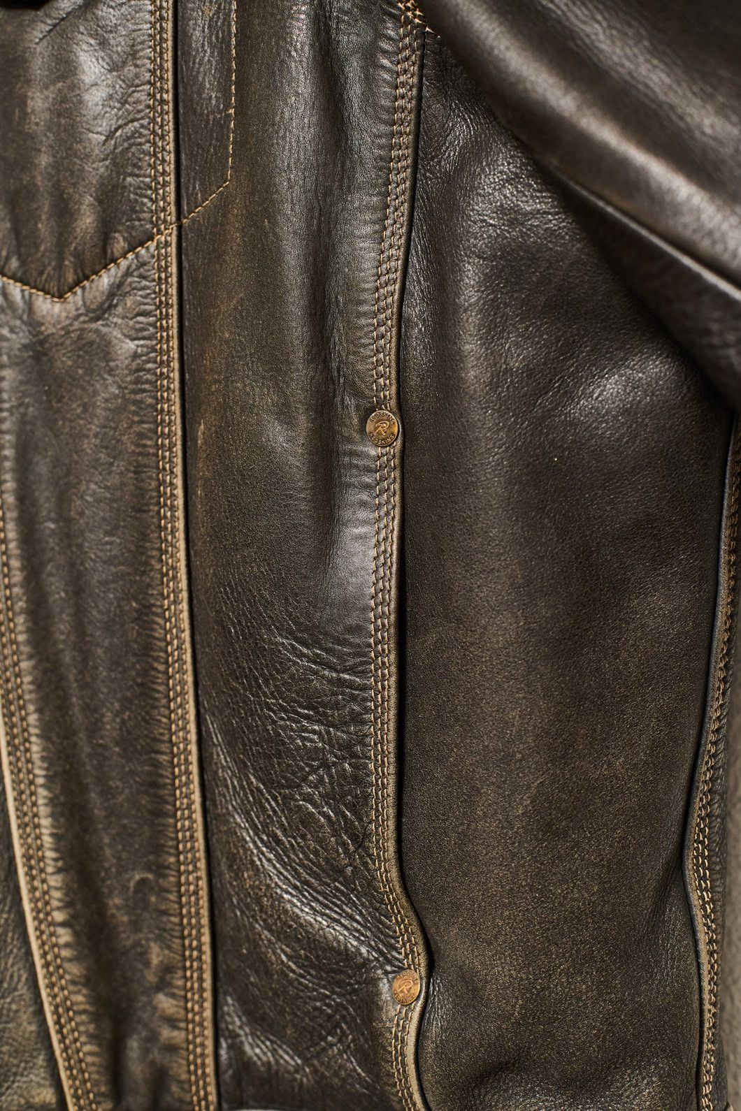 NFL Redskins Vintage Brown Leather Jacket Size XL Size US XL / EU 56 / 4 - 4 Thumbnail