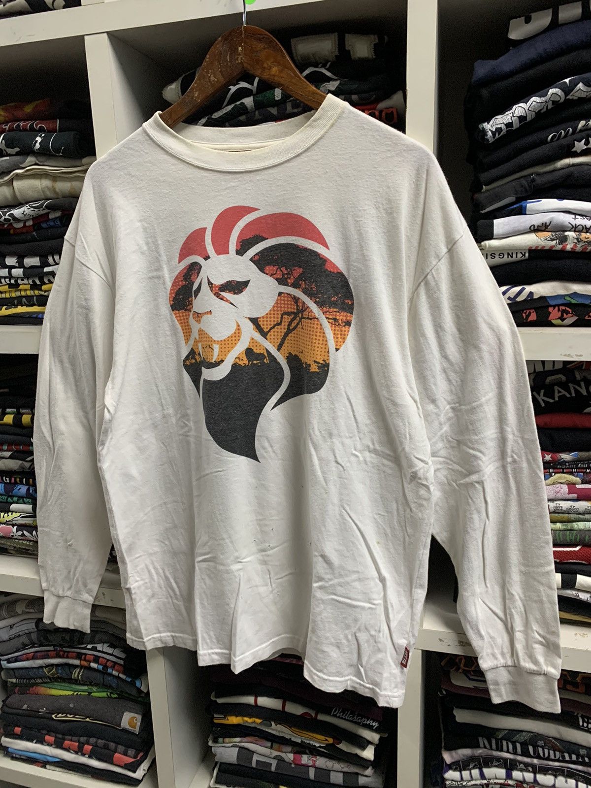 Vintage Nesta big logo white shirt Size US L / EU 52-54 / 3 - 5 Thumbnail