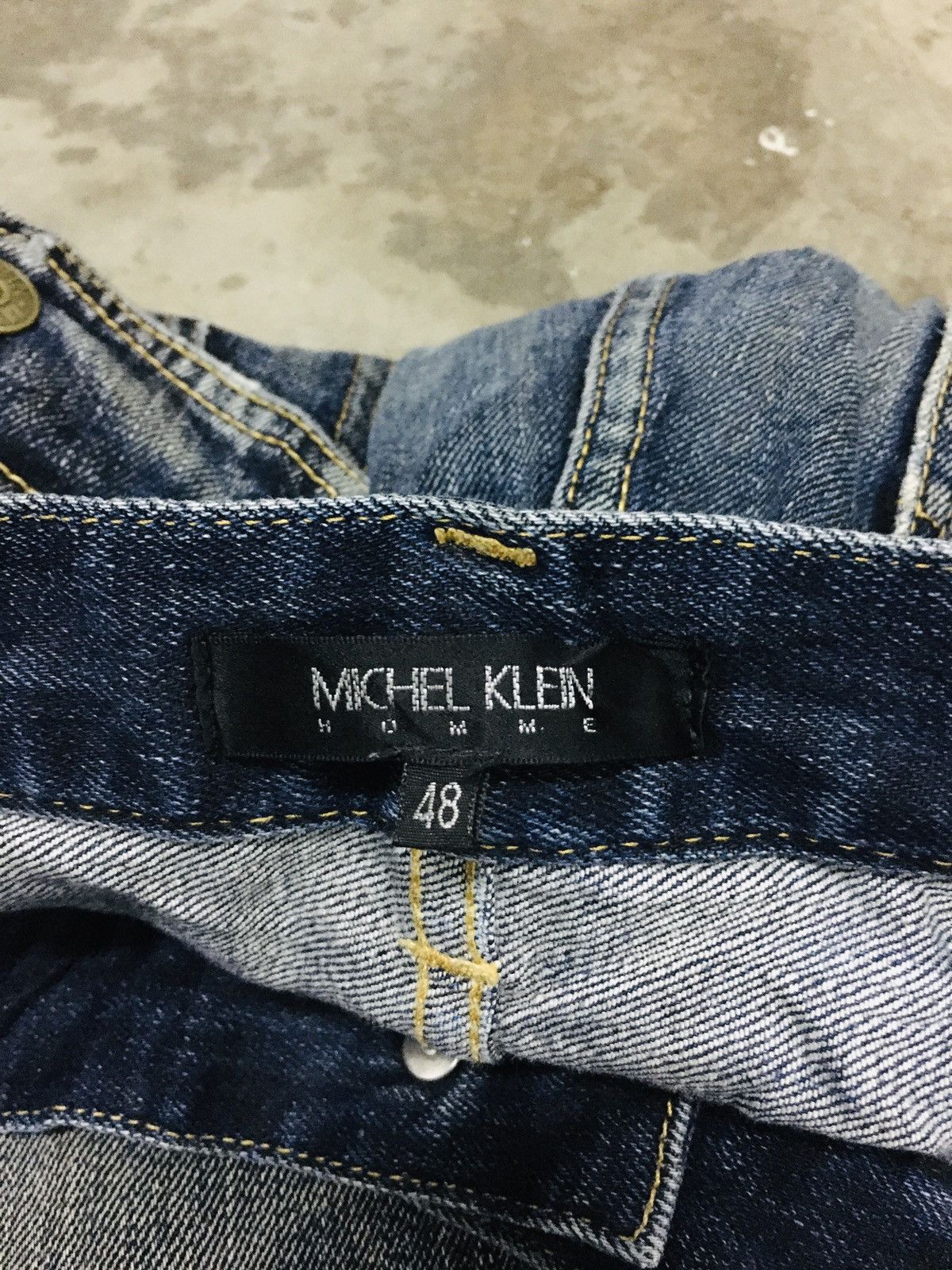 Michel Klein Michel Klein Homme Distressed Jeans (15) Size US 34 / EU 50 - 12 Thumbnail