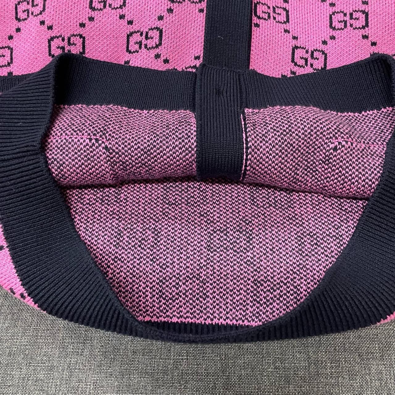 Gucci Gucci Pink full-print cardigan sweater 2501-Nextarrow Size US XS / EU 42 / 0 - 5 Thumbnail