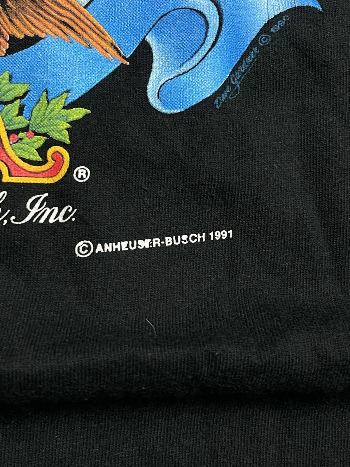 Vintage 1991 Anheuser Busch vintage t shirt Size US XL / EU 56 / 4 - 4 Thumbnail