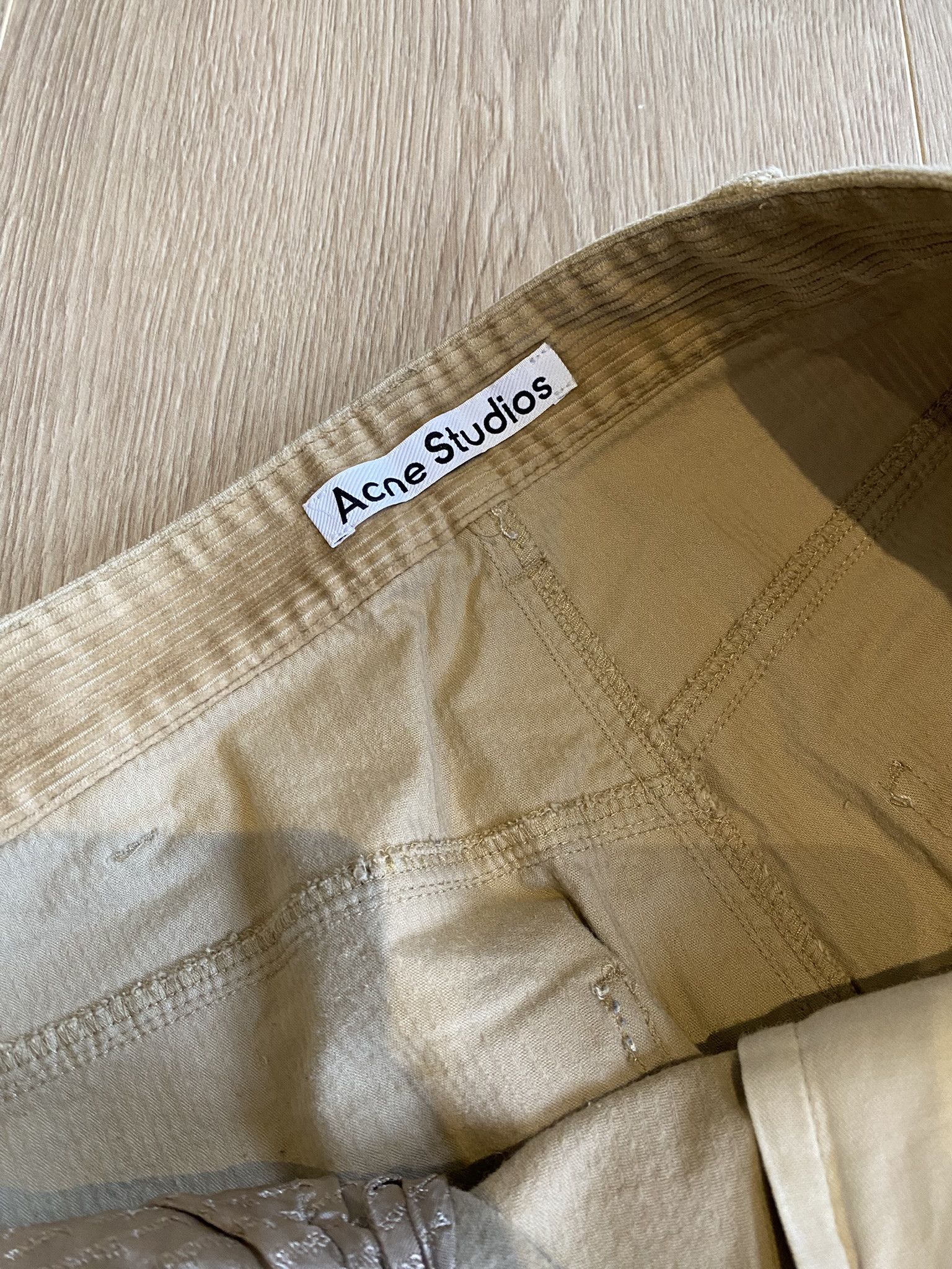 Acne Studios $350 - 50/L - Corduroy Trousers - Clay Beige Size US 34 / EU 50 - 10 Thumbnail