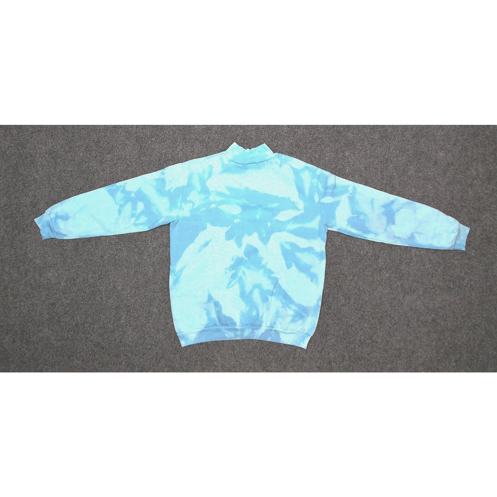 Vintage 80s Beverly Hills Blues Boxy Tie Dye Mock Neck M Size M / US 6-8 / IT 42-44 - 6 Thumbnail
