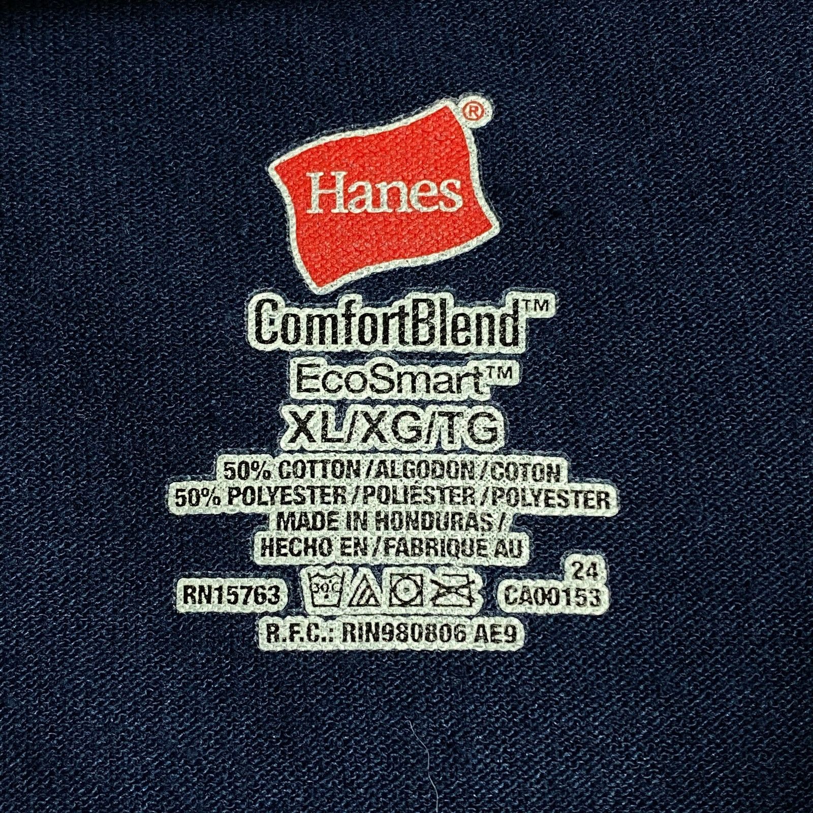Hanes AF Air Force JROTC EM*S ISD TX-20105 Blue Polo Shirt XL Size US XL / EU 56 / 4 - 3 Thumbnail