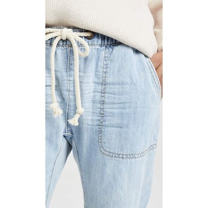 One Teaspoon One Teaspoon Women's Shabbies Drawstring Boyfriend Jeans Hus Size 29" - 6 Thumbnail