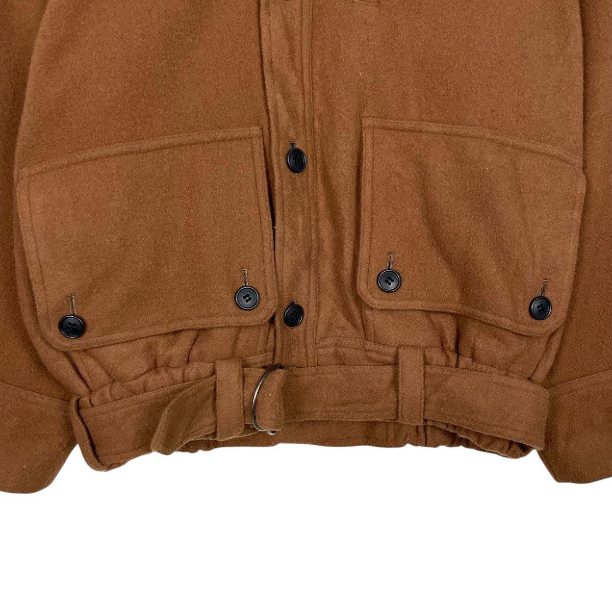 Japanese Brand Jack Morris Brown Hooded Wool Jacket Size US M / EU 48-50 / 2 - 7 Thumbnail