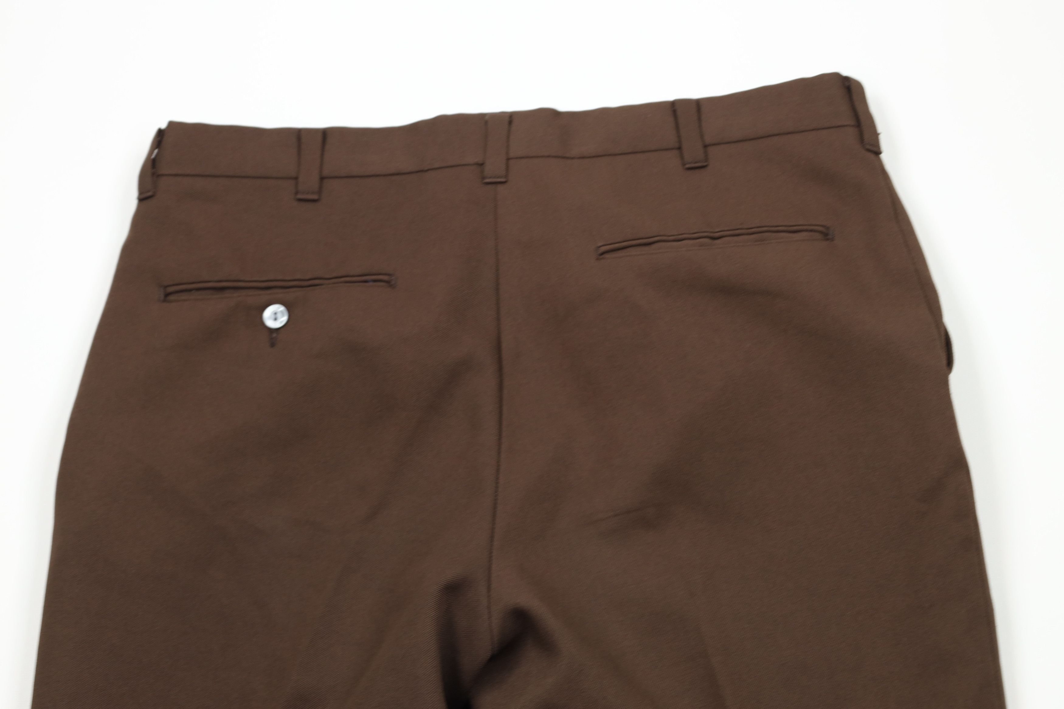 Vintage Vintage 70s Streetwear Flared Wide Leg Chino Pants Brown Size US 32 / EU 48 - 10 Thumbnail