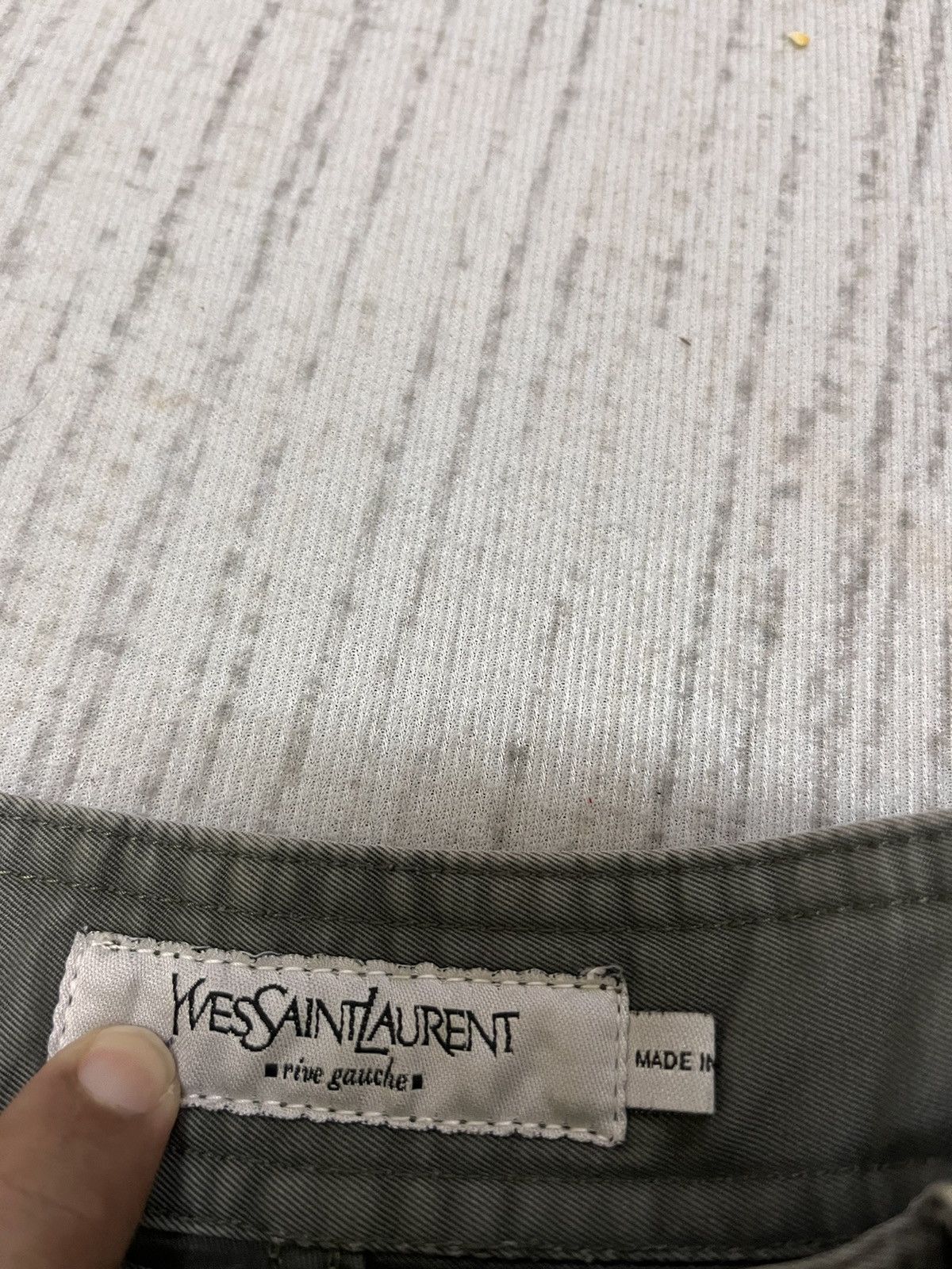 Vintage × Yves Saint Laurent 80s riri zip made in italy YSL cargo pant Size US 32 / EU 48 - 8 Thumbnail