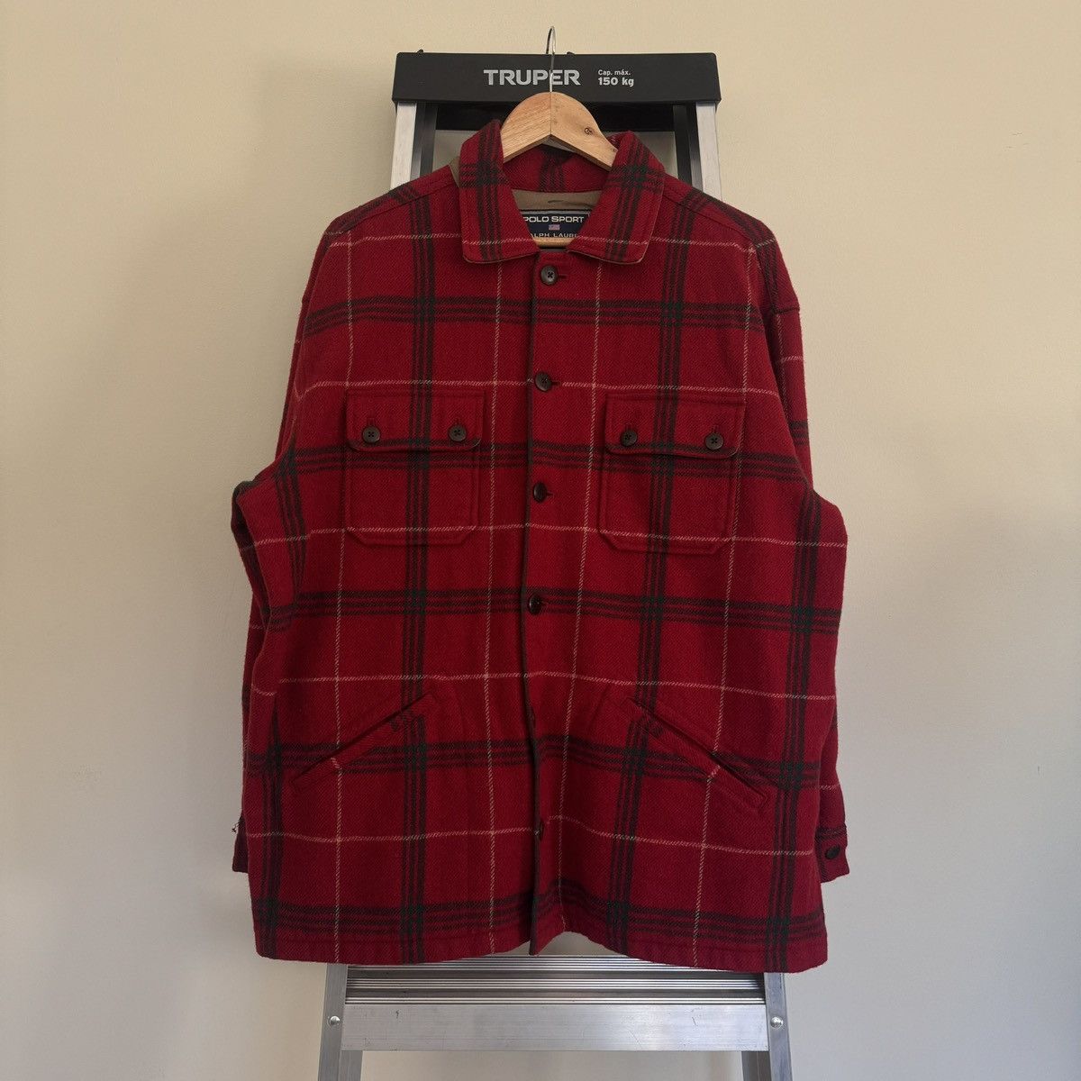 Polo Ralph Lauren Polo Sport Flannel Hunting Jacket Size US L / EU 52-54 / 3 - 1 Thumbnail