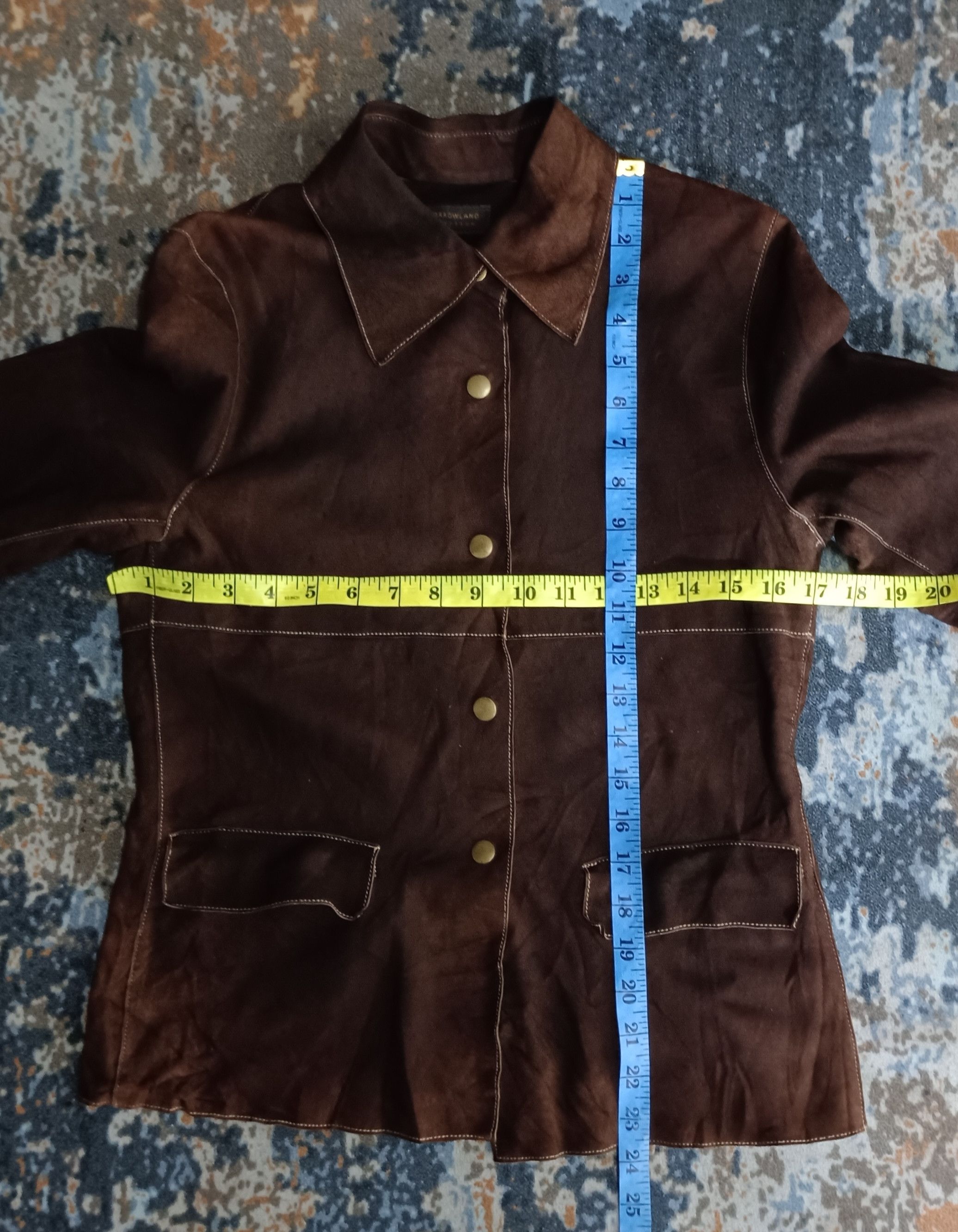 Japanese Brand × Tomorrowland × Vintage Vintage💥Tomorrowland Suede Material Jacket Size US S / EU 44-46 / 1 - 19 Thumbnail