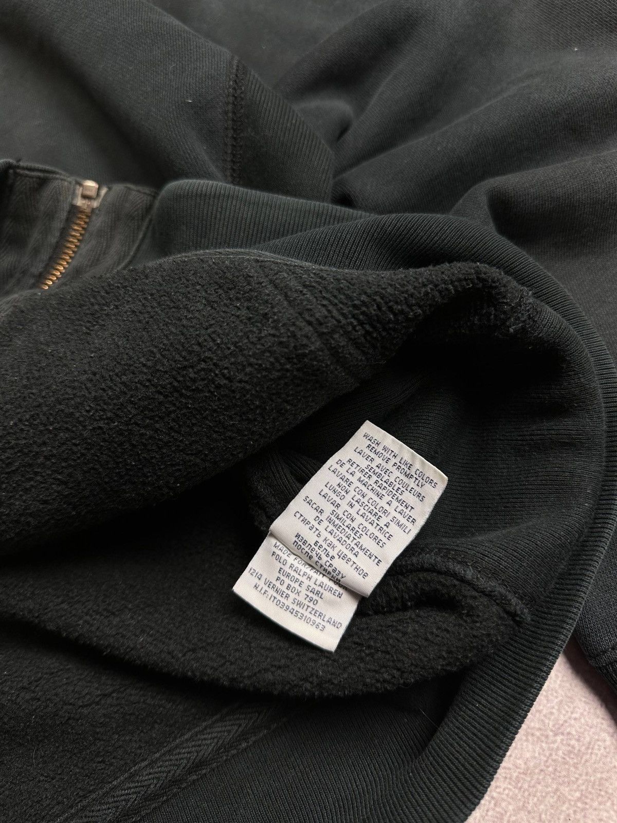 Polo Ralph Lauren Vintage 90s Polo Ralph Lauren Heavy Cotton Zip Hoodie L Size US L / EU 52-54 / 3 - 7 Thumbnail