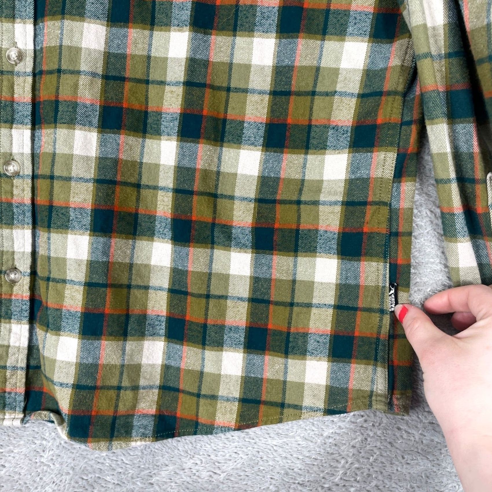 Eddie Bauer Eddie Bauer Flannel Shirt Mens 2XL Green Plaid Button-Down Outdoor Workwear Shirt Size US XXL / EU 58 / 5 - 4 Thumbnail