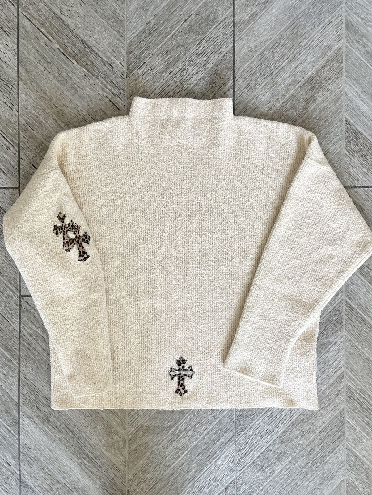Chrome Hearts Chrome Hearts Knitted Cheetah Patch Sweater Size US S / EU 44-46 / 1 - 2 Thumbnail