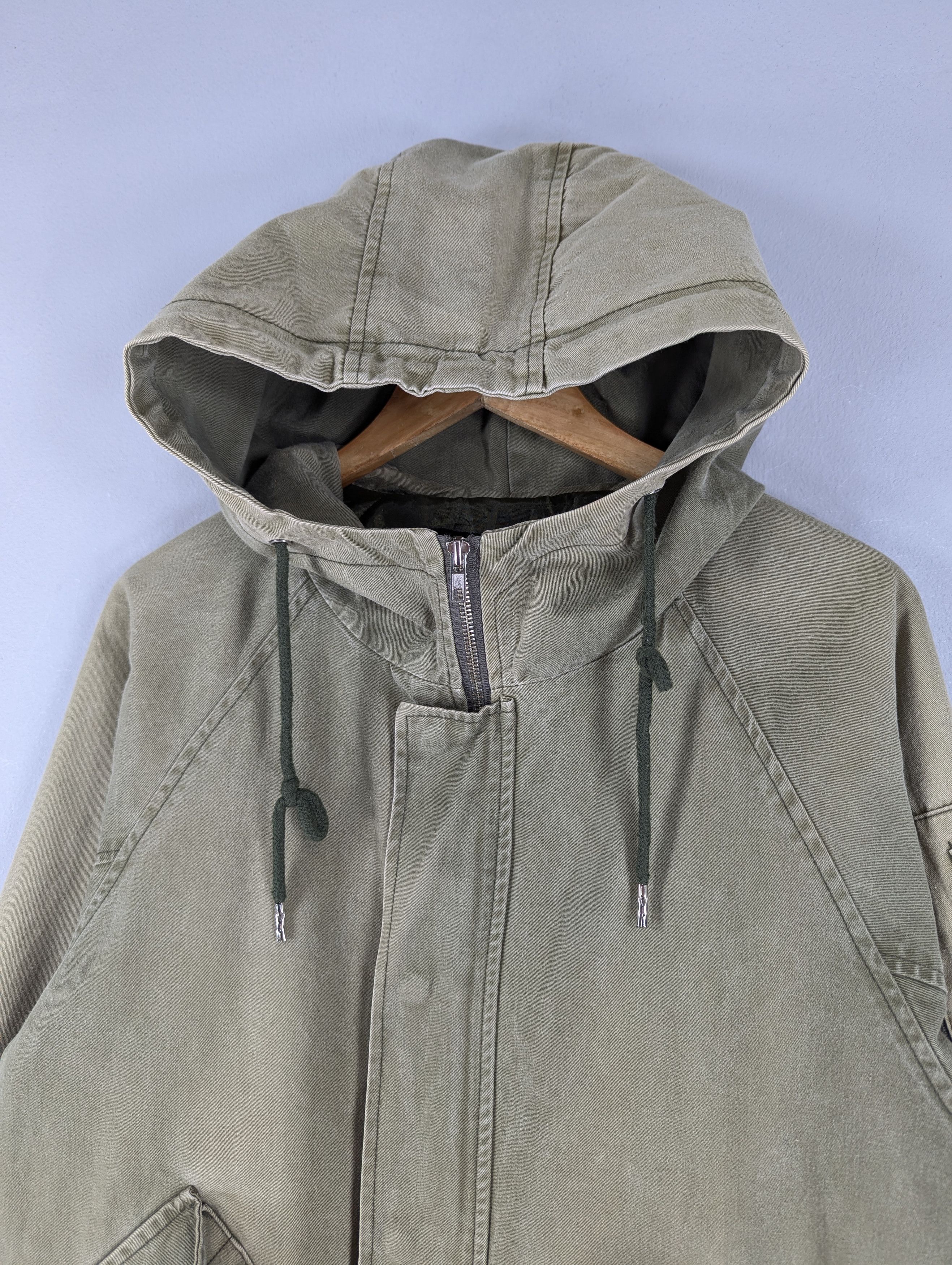 Japanese Brand Custard Yellow Sun 'Art Matic' Faded Hoodie Jacket Size US M / EU 48-50 / 2 - 6 Thumbnail
