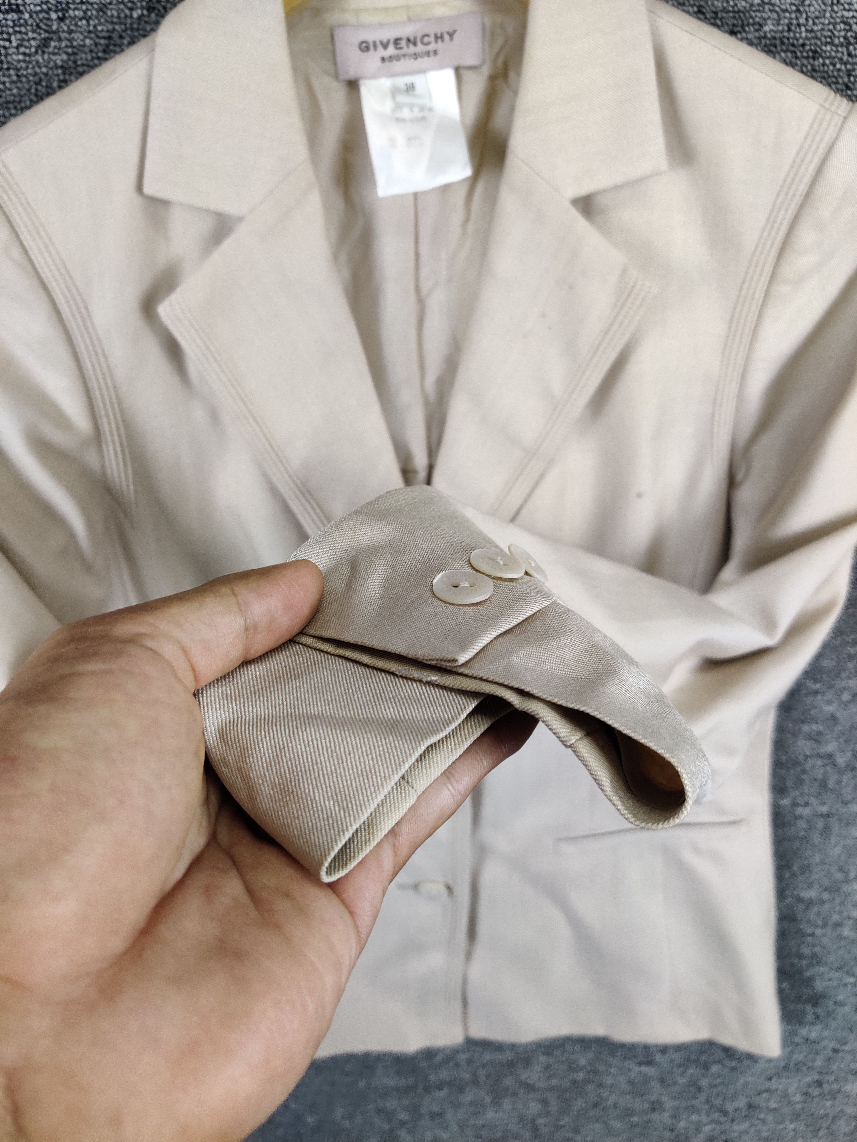 Givenchy Vintage Givenchy Boutiques Single Breasted Women Blazer Size S / US 4 / IT 40 - 8 Thumbnail