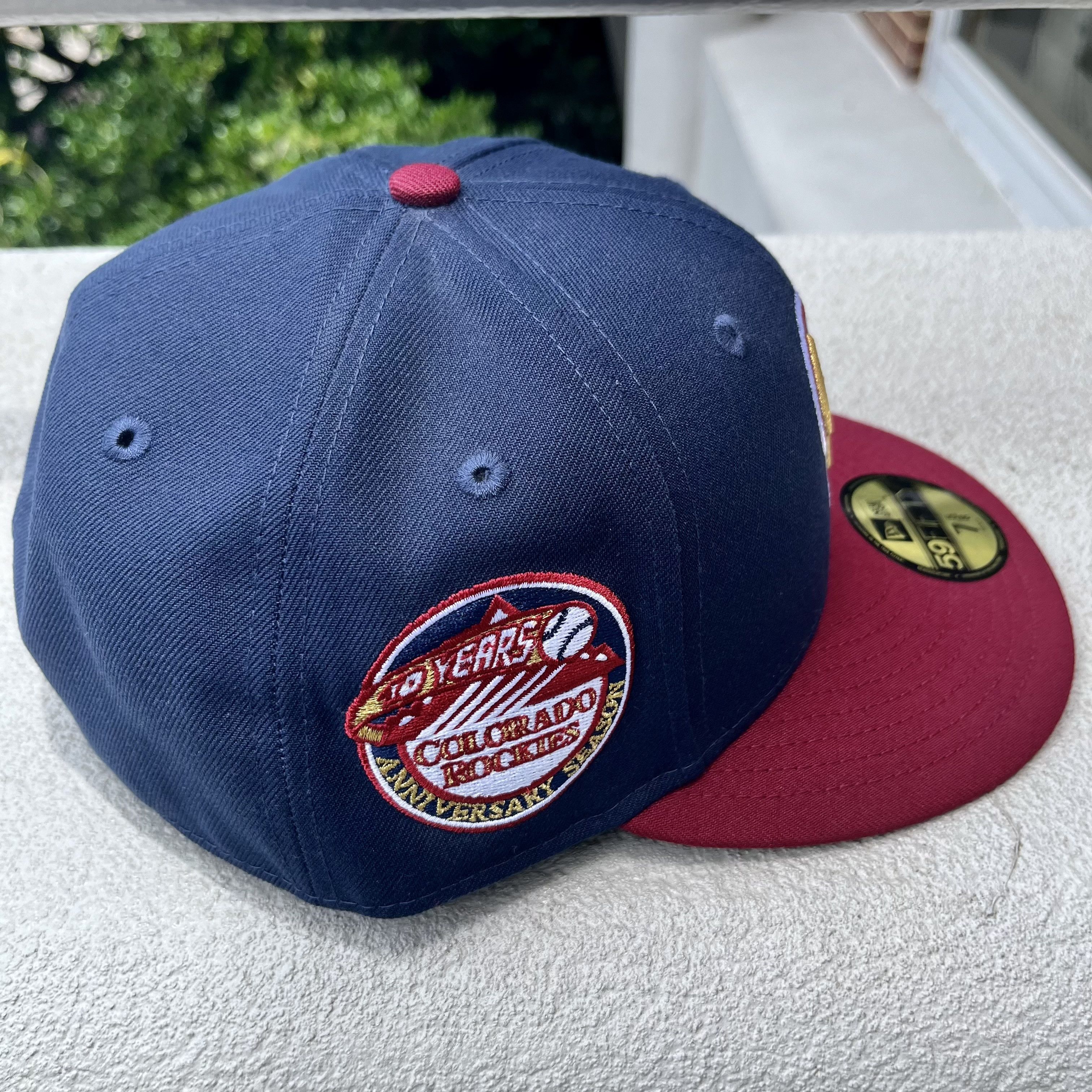 Hat Club × MyFitteds × New Era Colorado Rockies Denver Nuggets NBA Crossover Hat Club 7 5/8 Size ONE SIZE - 3 Thumbnail