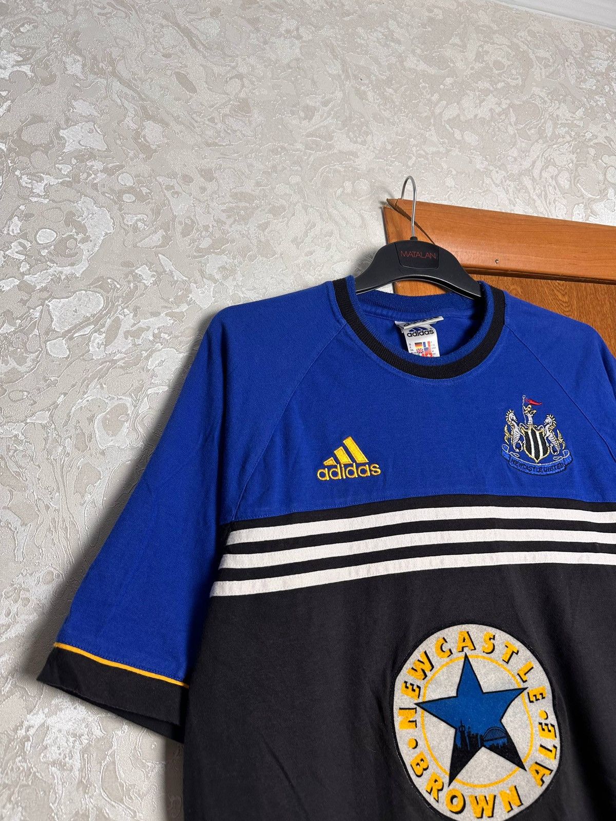 Adidas Rare Adidas Newcastle United 1998/1999 Training T-Shirt Size US M / EU 48-50 / 2 - 2 Thumbnail