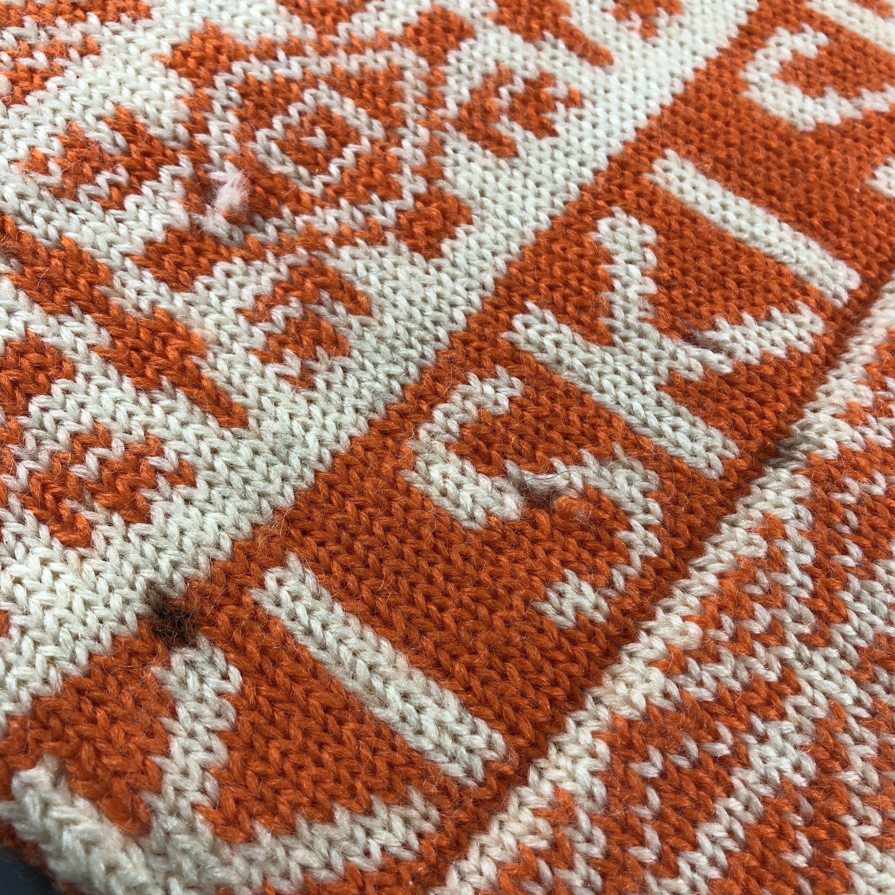 Vintage Ski Fair Isle Beanie Snow Hat Snow Cap -D377 Size ONE SIZE - 5 Thumbnail