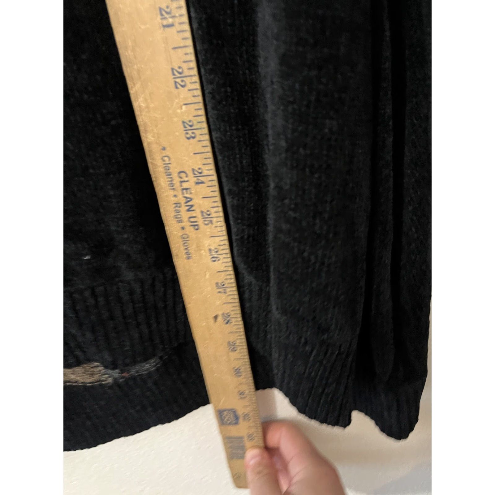 Dockers VINTAGE Dockers Mens XLT Black Velour Argyle Sweater Pullover Big & Tall XLT Black Mens Pullover Argyle Velour Sweater Size US XL / EU 56 / 4 - 4 Thumbnail