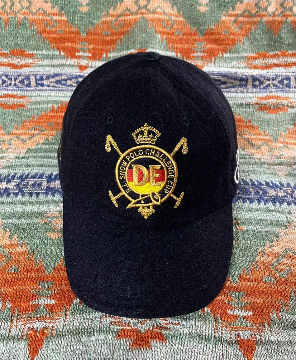 Polo Ralph Lauren Ralph Lauren Germany Flag Wool Leather Baseball Hat Cap Size ONE SIZE - 1 Thumbnail