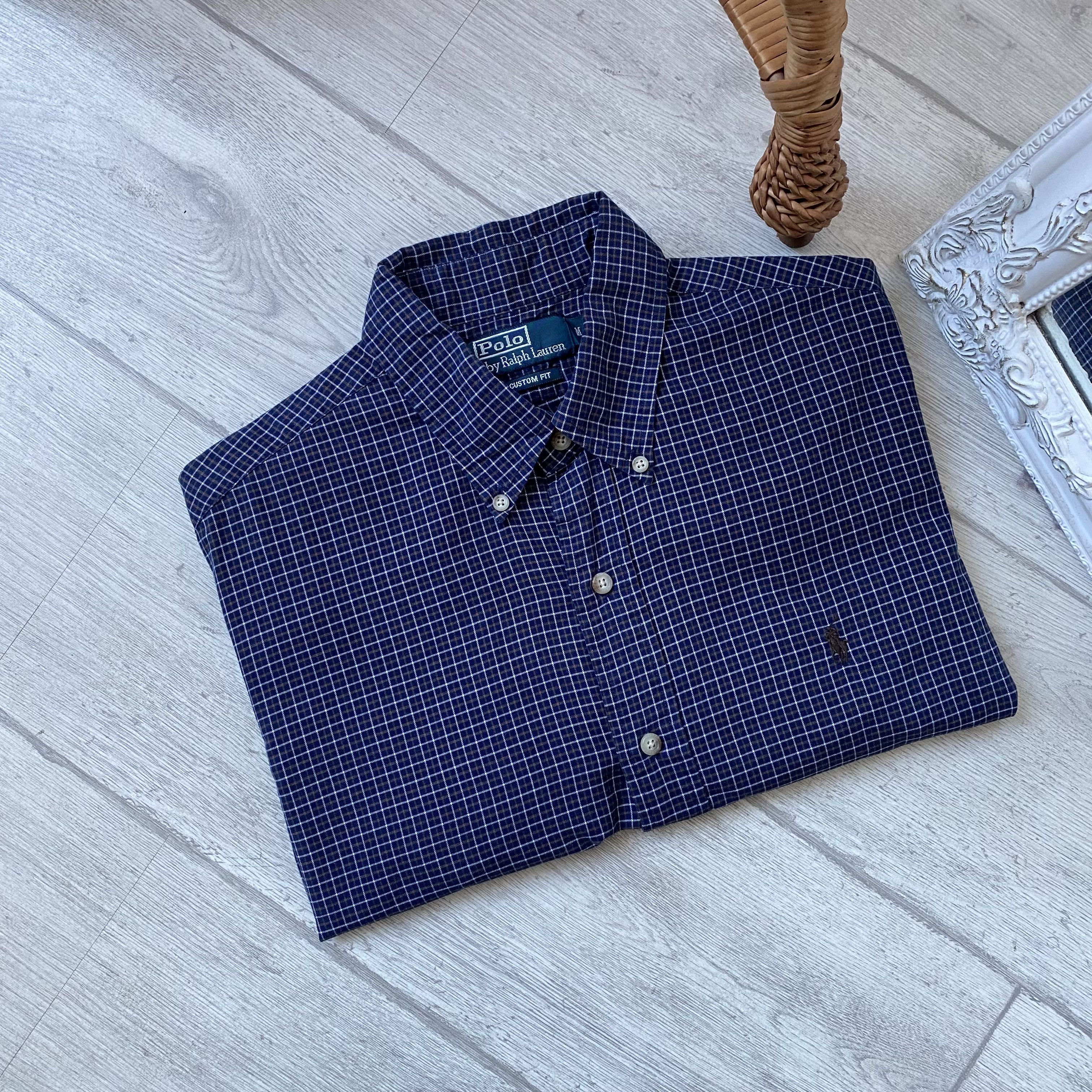 90s Polo Ralph Lauren Shirt RAYON SAX L！ Polo Ralph Lauren